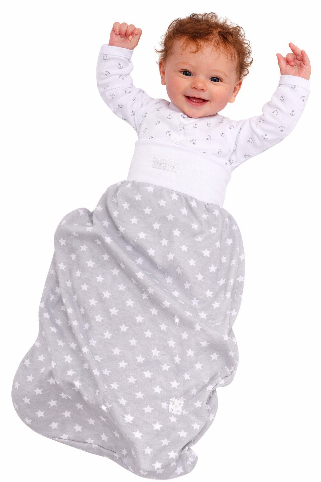 La Bortini Pucksack Pucksack Fußsack Sommer Frühjahr Stramplersack für Babys Kleinkinder