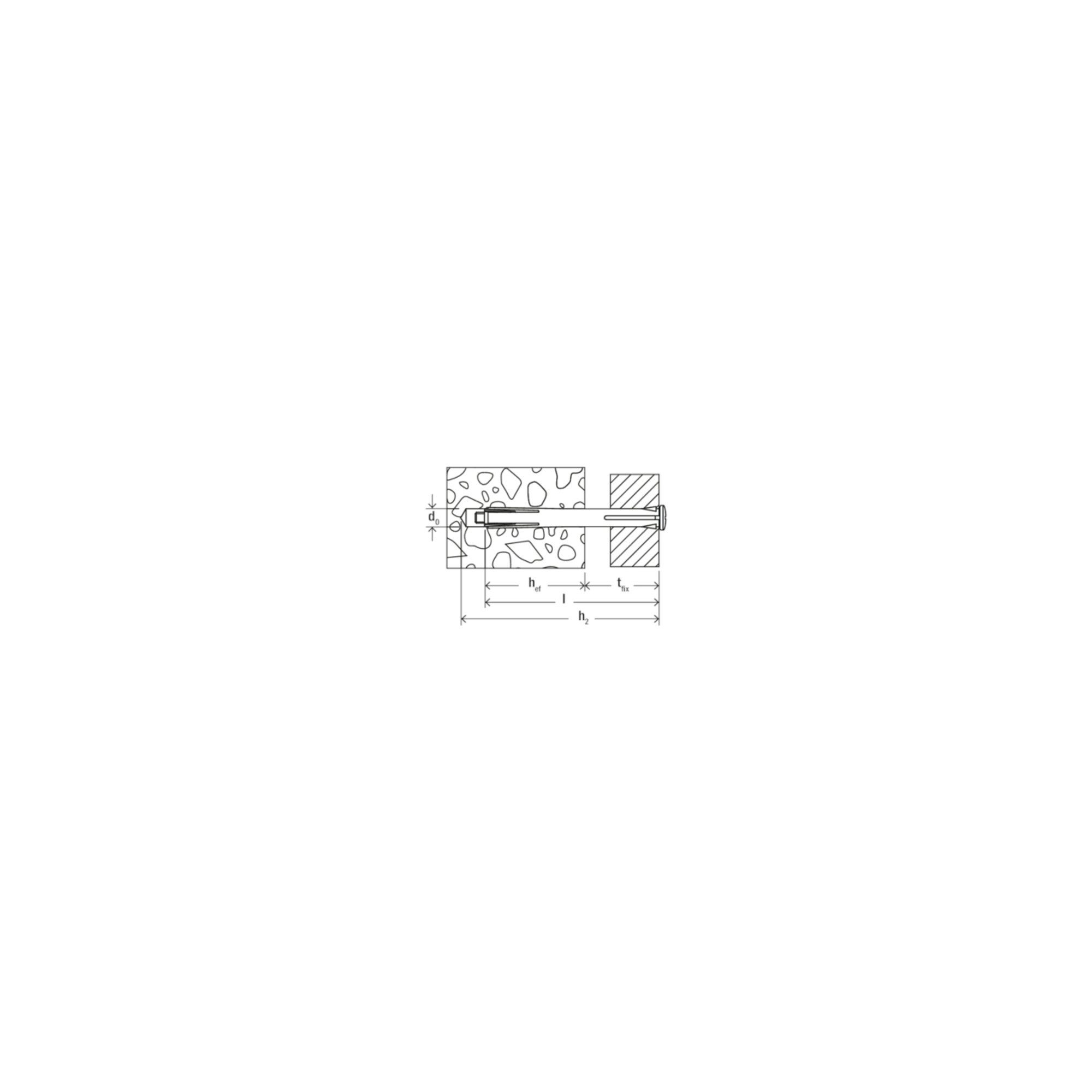 fischer Rahmendübel fischer Fensterrahmendübel F 10 M 182 B SB-Karte 5 Stk