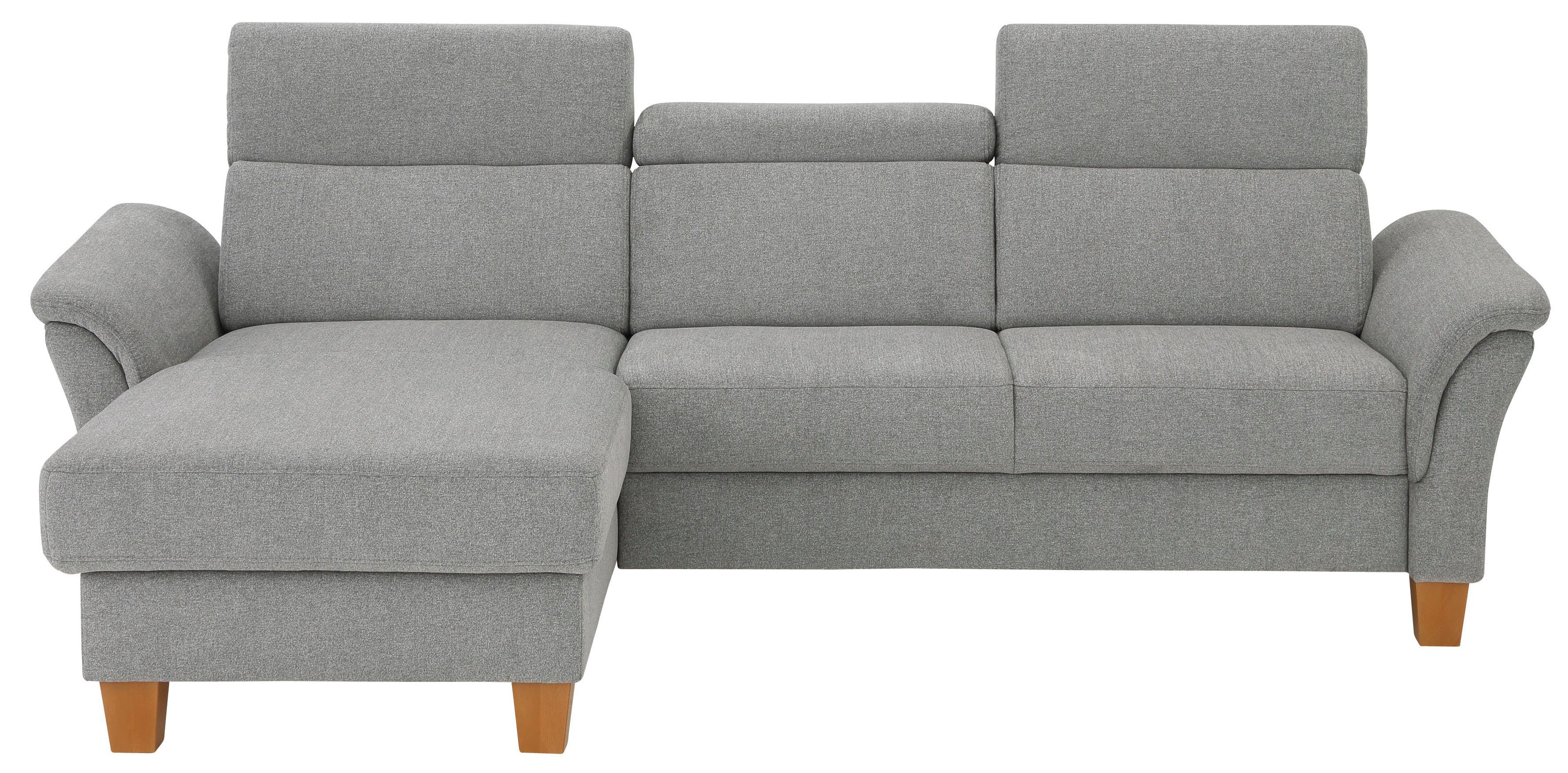 OTTO home Ecksofa Conville L-Form, Federkern, wahlweise mit Schlaffunktion und Bettkasten bzw. Stauraum