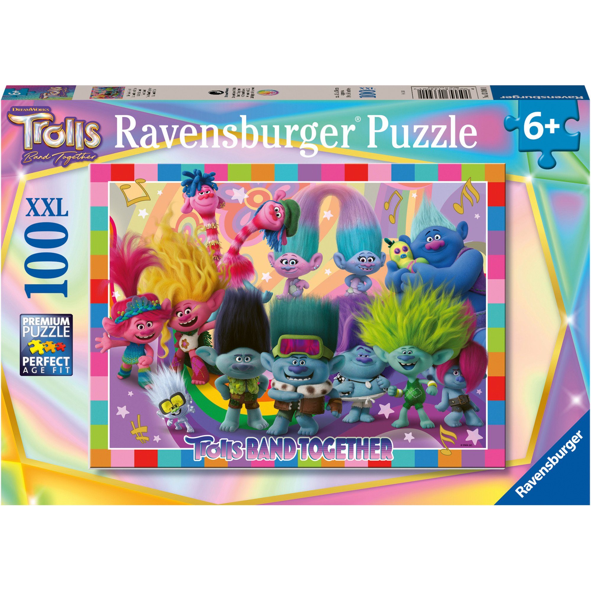 Ravensburger Puzzle Kinderpuzzle Trolls 3, 100 Puzzleteile