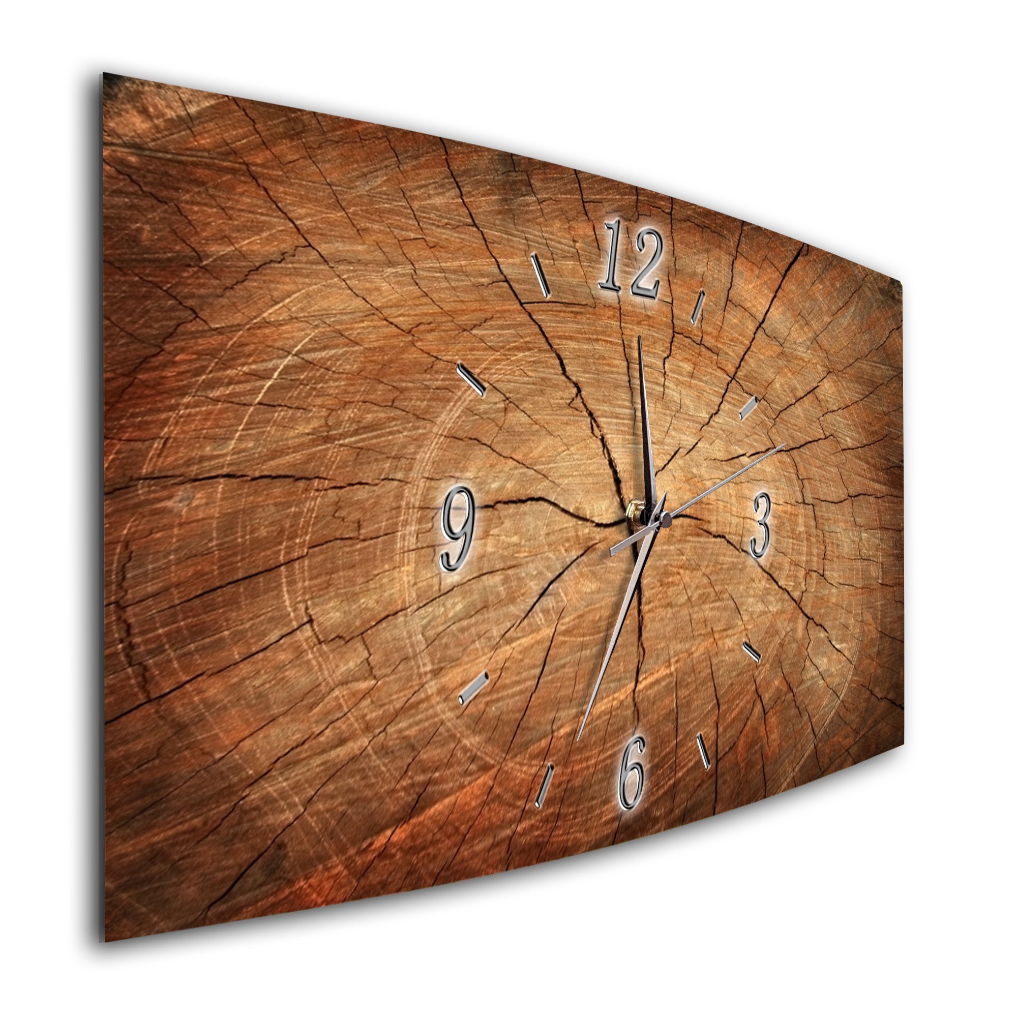 Bilder-Manufaktur Wanduhr BM-184-1 (BM, Funkuhr oder Quarzuhr, kein Ticken, lautlos, geräuschlos, gross)