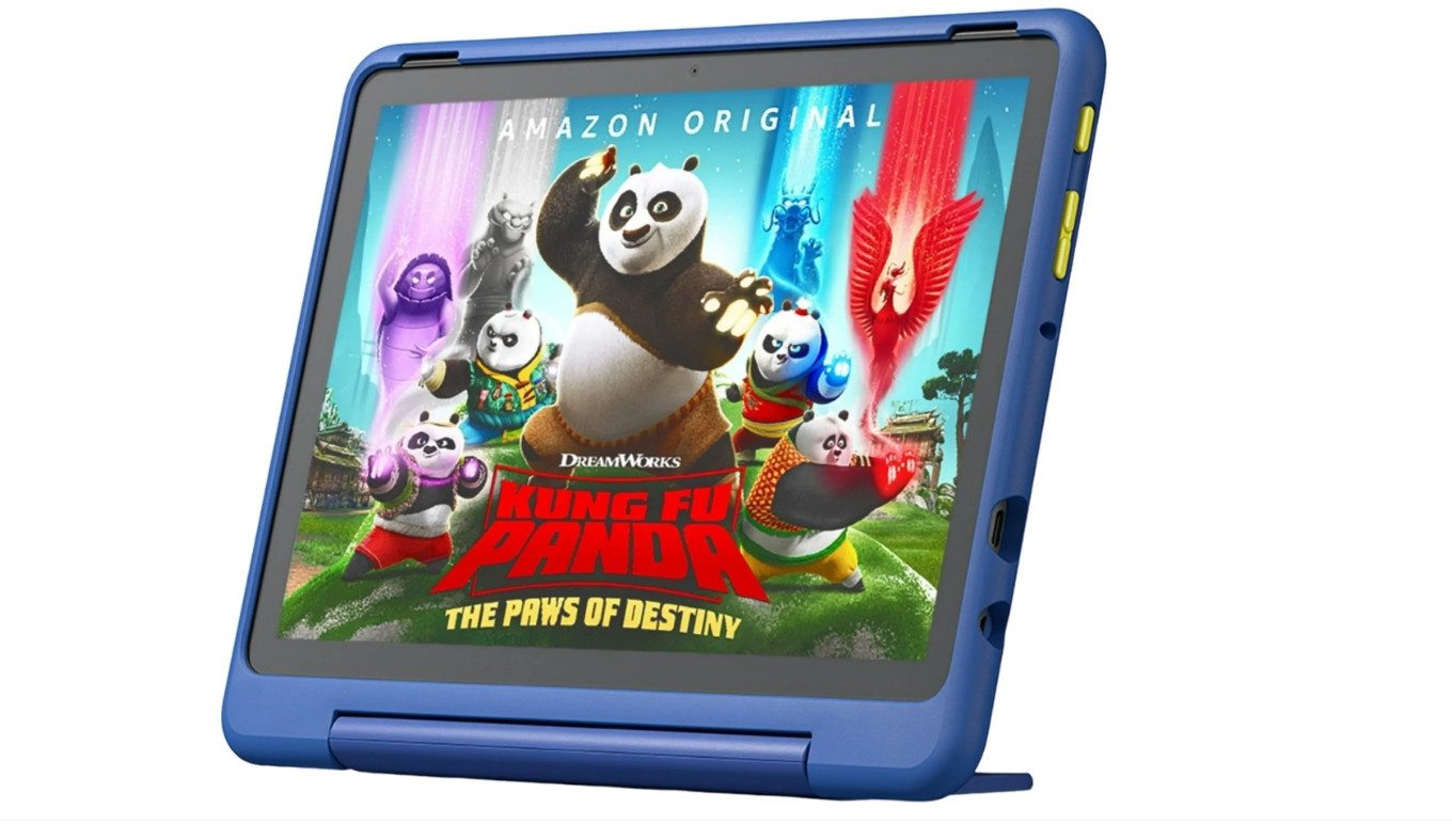 Amazon Fire HD 10 Kids Pro Version 2023 mit Kindersicherung und dünne Hülle Tablet (10", 32 GB, Fire OS, Kindergerecht, lange Akkulaufzeit)