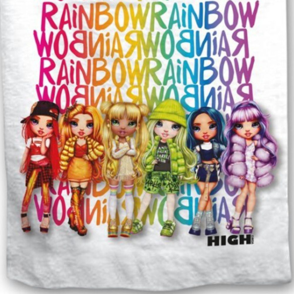 Rainbow High Strandtuch Rainbow High Girls Kinder Mikrofaser Badetuch XL 70 günstig online kaufen