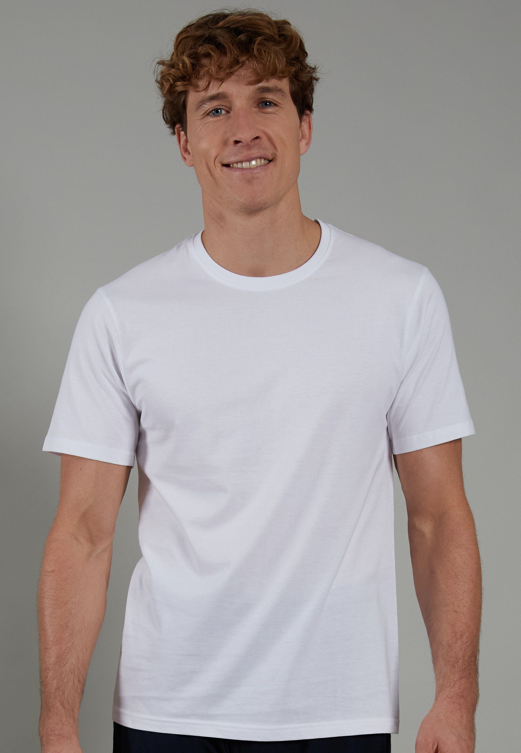 CECEBA Unterziehshirt CECEBA Herren T-Shirt weiß uni 2er Pack (2-St) günstig online kaufen