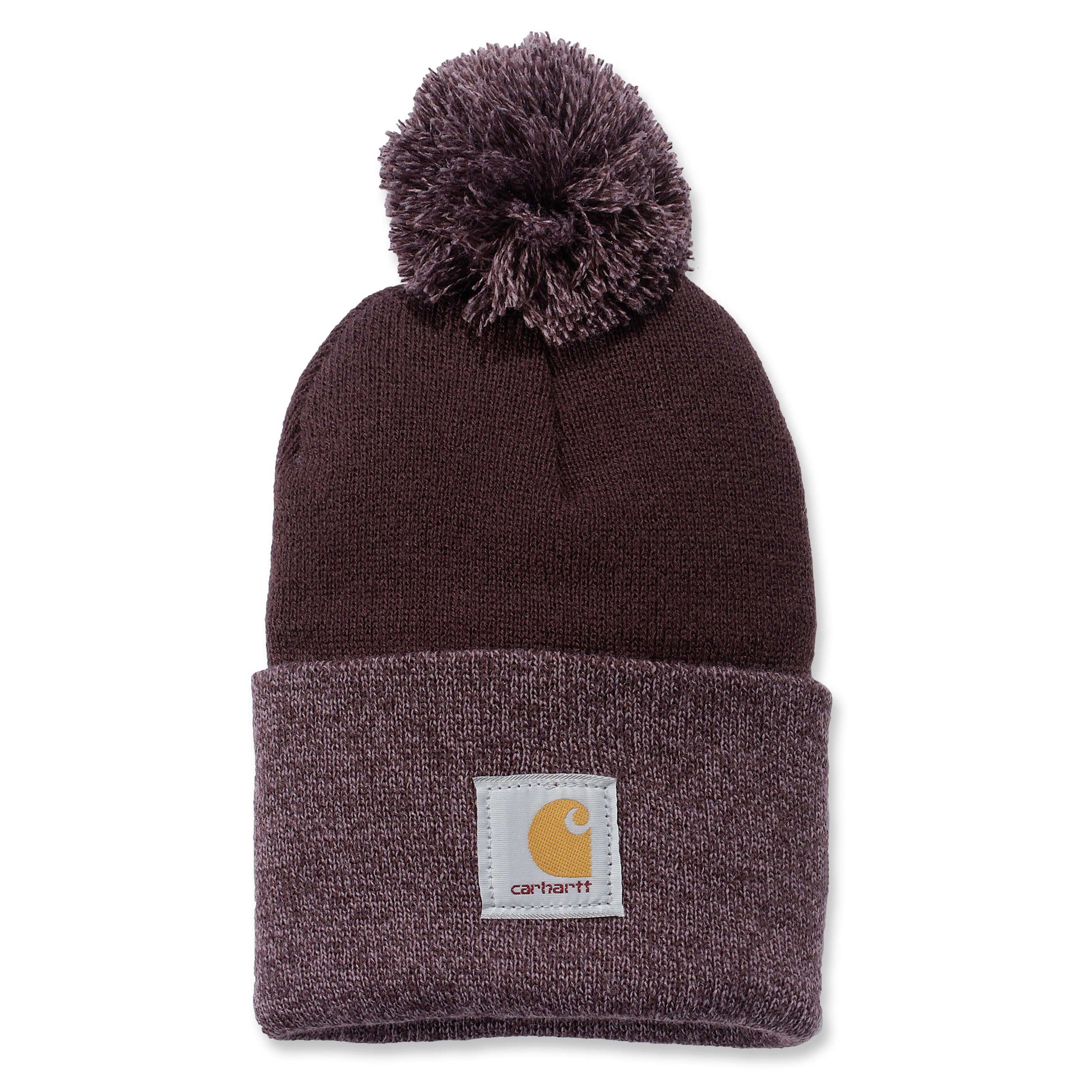 Knit Cuffed Carhartt Unisex Bommelmütze Beanie Pom-Pom Carhartt wine deep Beanie