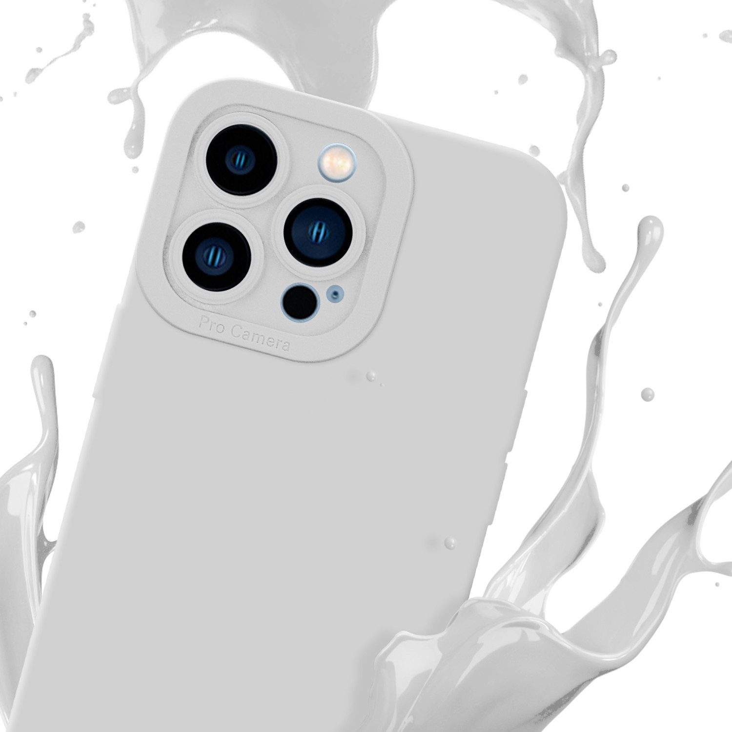Cadorabo Handyhülle für iPhone 13 PRO MAX Hülle Apple iPhone 13 PRO MAX, Hülle Schutzhülle TPU Silikon Case Cover