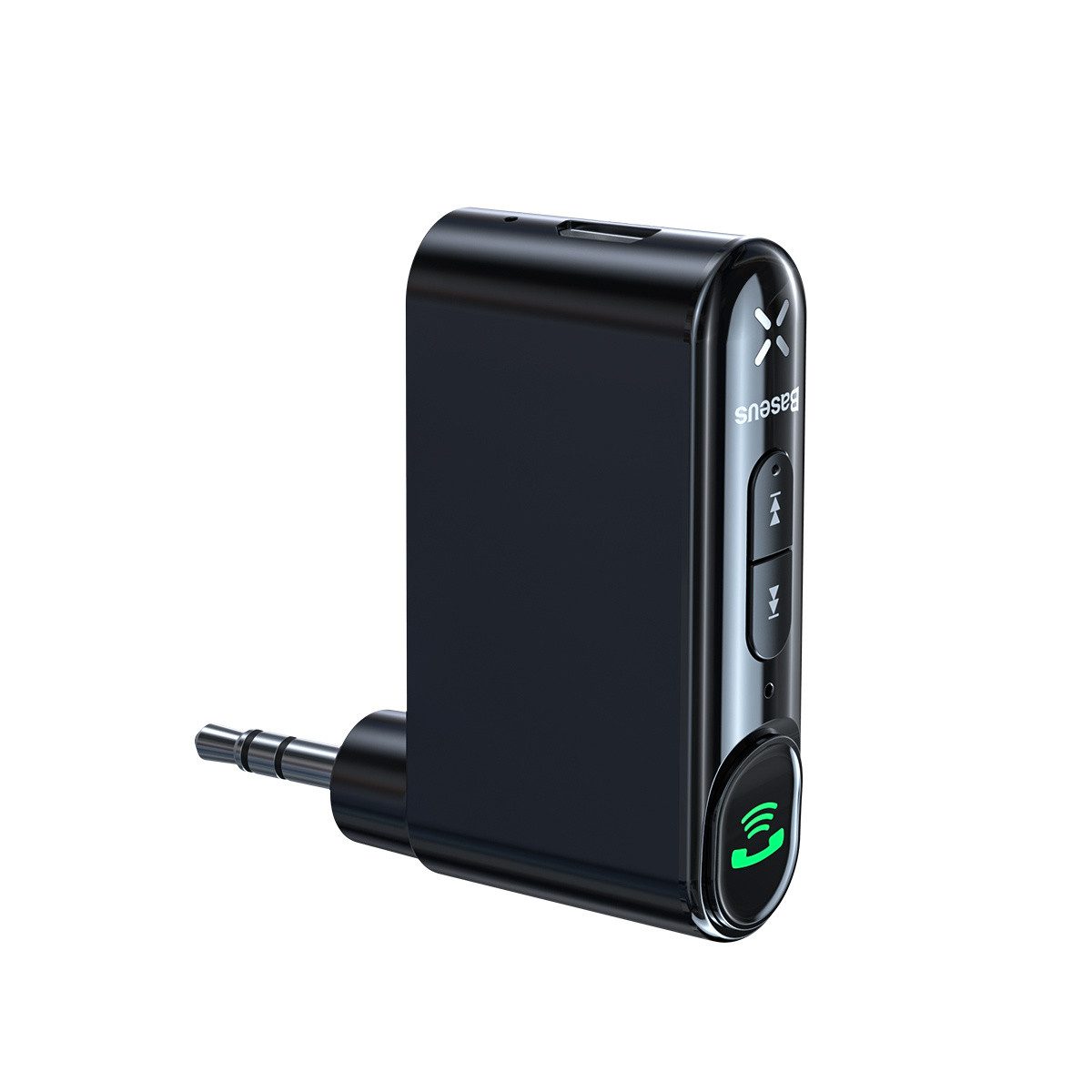 Bluetooth®-Sender Baseus BSBA-02 (Overseas Edition) Bluetooth AUX-Sender – schwarz