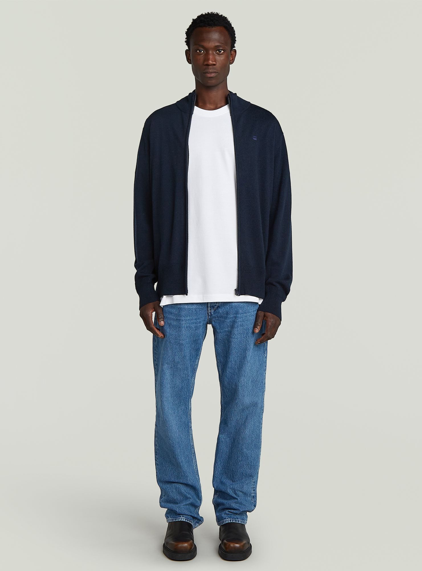 G-STAR Cardigan Premium Core Full Zip Knit