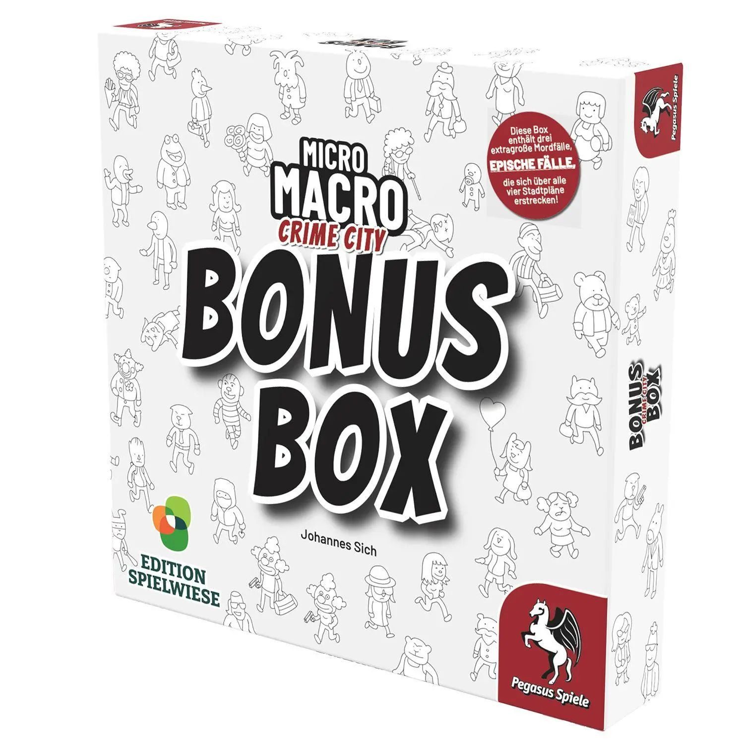 Pegasus Spiele Spiel MicroMacro: Crime City - Bonus Box (Edition Spielwiese)