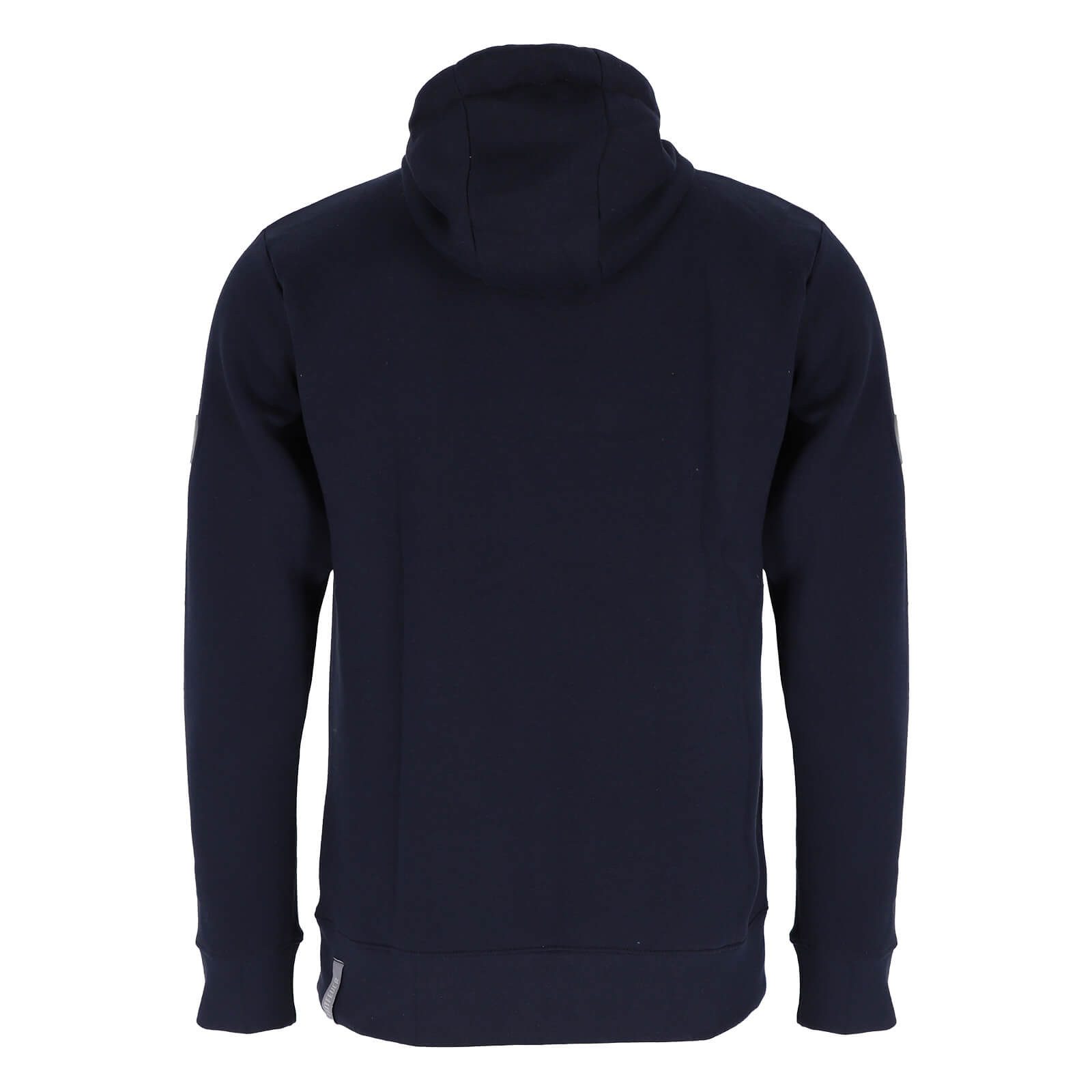 Leitfeuer Kapuzenpullover 80791 Herren Sweathoody mit Streifen-Print auf der Brust und Kängurutasche