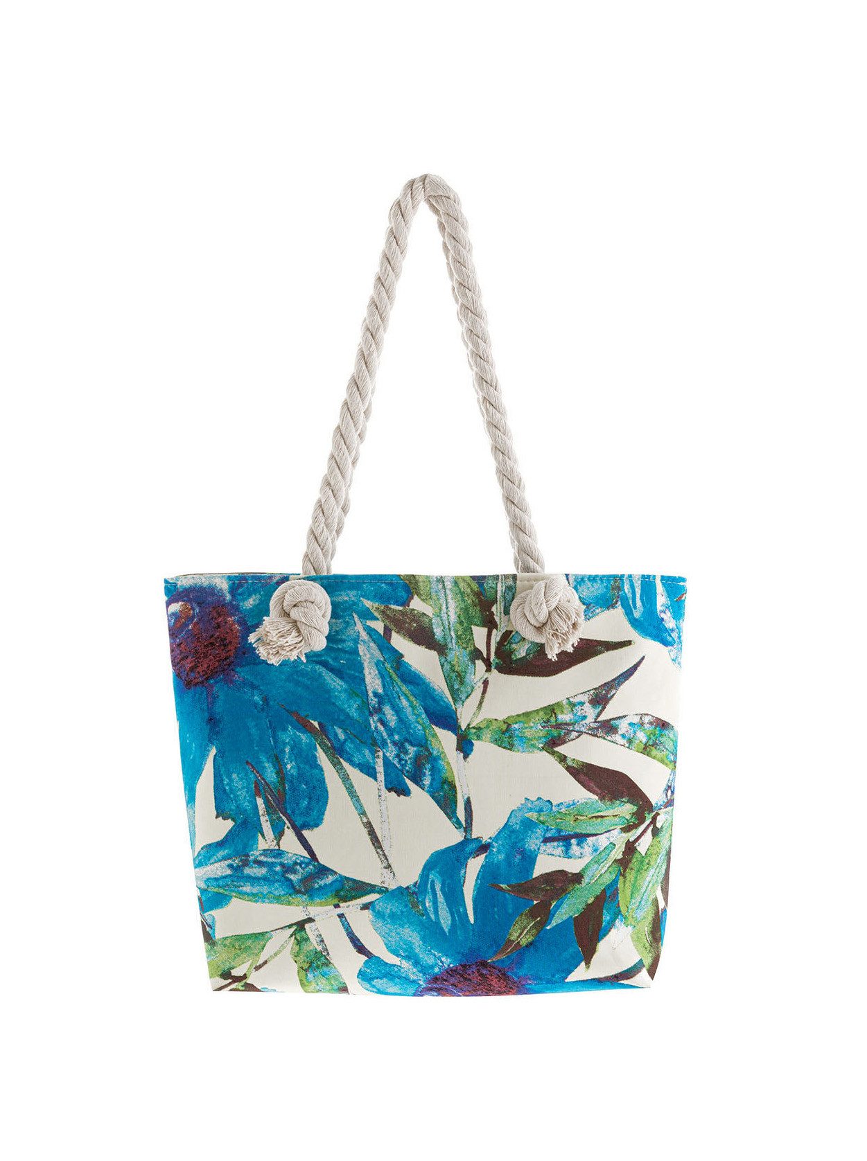 axy Strandtasche Kinder Mädchen Multifunktionale Strandtasche florales Muster, Modisch, leicht, Faltbar