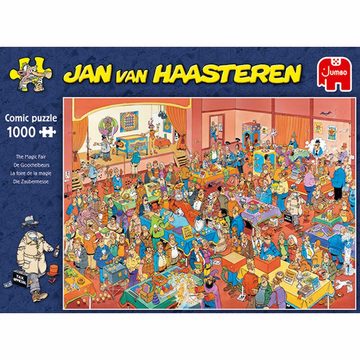Jumbo Spiele Puzzle Jan van Haasteren - Zauberer Messe 1000 Teile, 1000 Puzzleteile