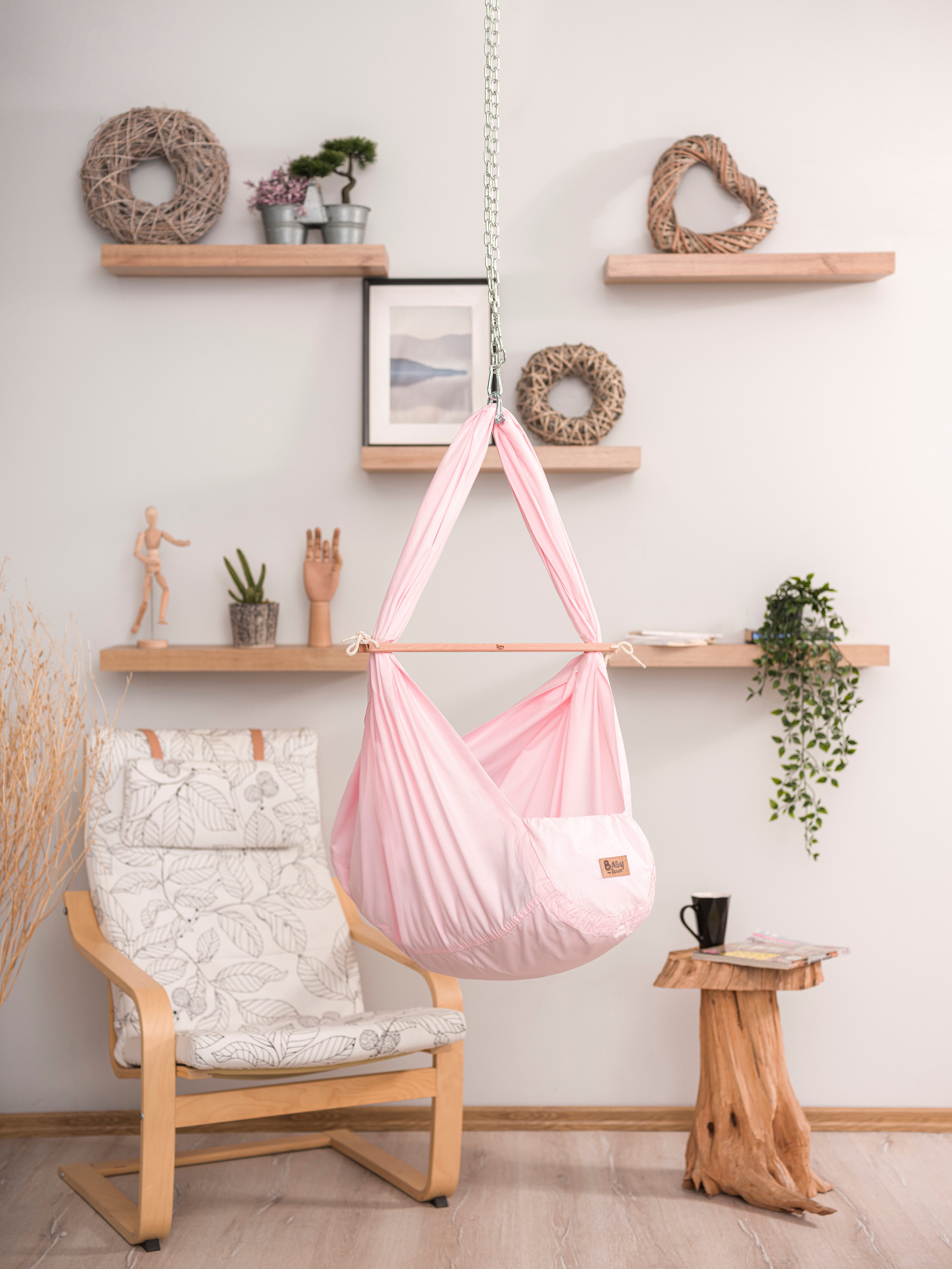 TeppichHome24 Federwippe BT001*Rosa