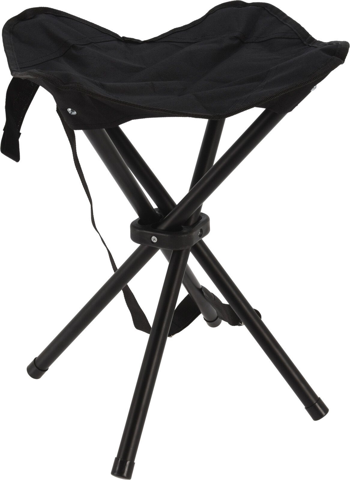 Koopman Campinghocker Klapphocker Anglerhocker Niedrig 40 cm Schwarz 2 er S günstig online kaufen