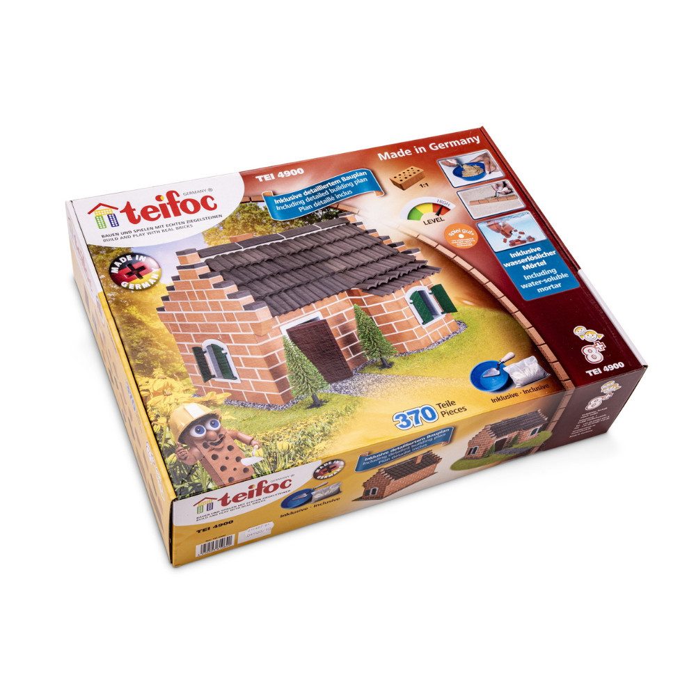 teifoc Historisches Haus Steinbaukasten, (Modellbau für Kinder, 360 St., 3D Puzzle), Konstruktionsspielzeug, Made in Germany