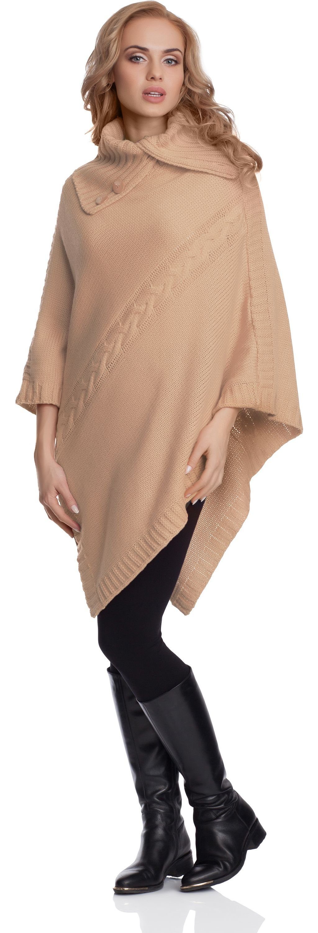 Merry Style Strickponcho Damen Poncho 2V3T1 günstig online kaufen