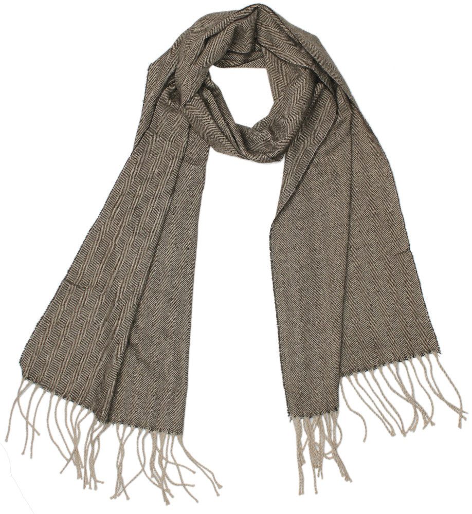 dy_mode Modeschal Eleganter Unisex Schal mit Fransen – Halstuch Leicht und weich, mit Fransen