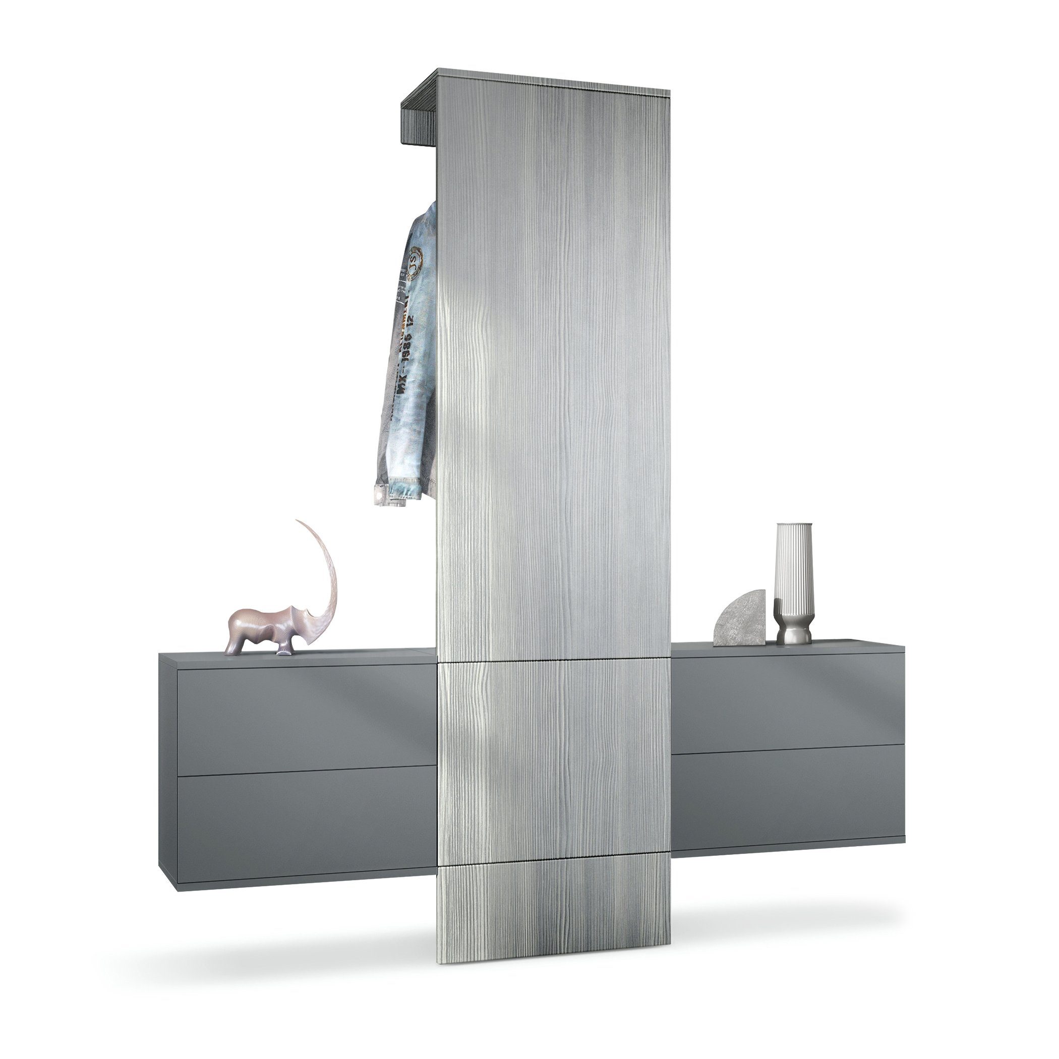 Vladon Garderoben-Set Carlton Set 3, (Wandgarderobe günstig online kaufen