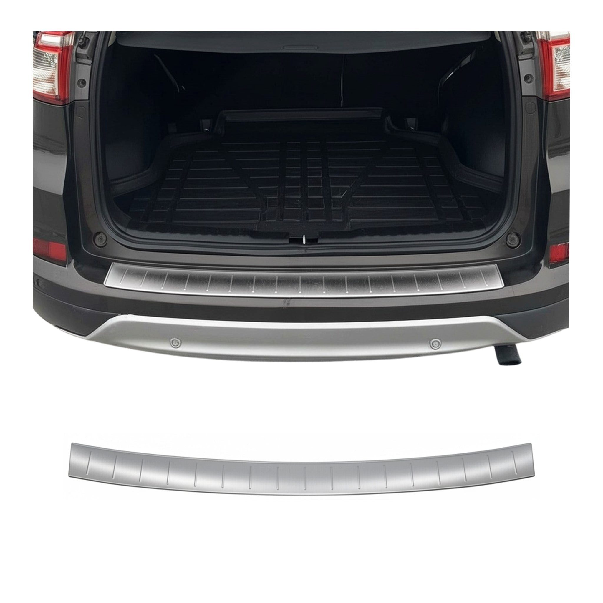 OMAC Ladekantenschutz für Kia Sportage NQ5 2021-2025 Edelstahl Chrom Gebürstet, Zubehör für Kia Sportage NQ5 2021-2025, Langlebig,Einfache Reinigung,Einfache Installation,Rostbeständig