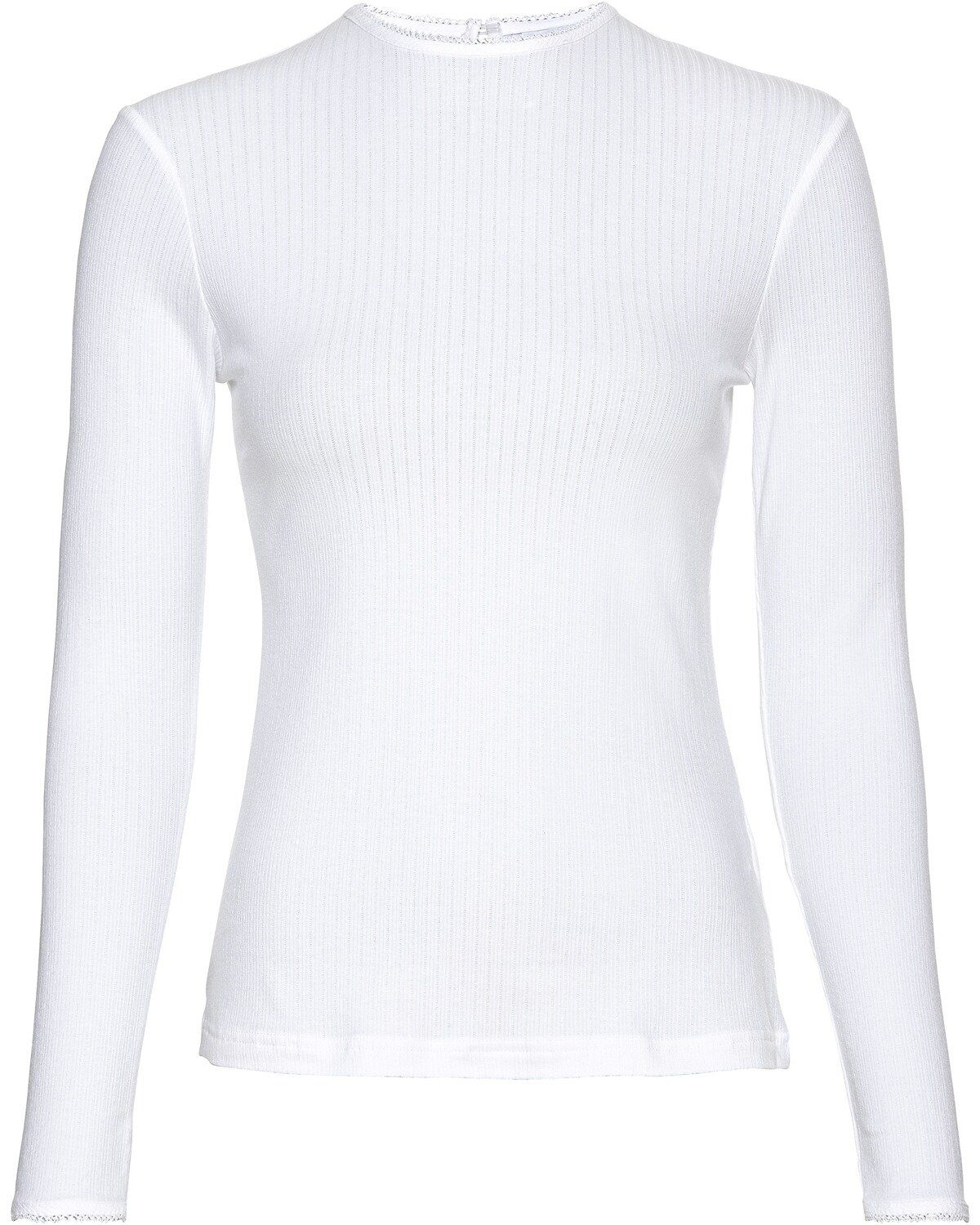 Sophie-S Langarm-Shirt Weiß FELICITAS Langarmshirt