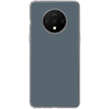 MuchoWow Handyhülle Farben - Blau - Innen, Phone Case, Handyhülle OnePlus 7T, Silikon, Schutzhülle