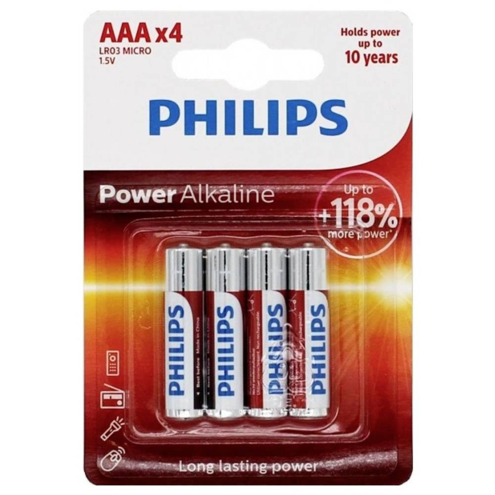 Power Alkaline LR03 AAA, 4er Batterie