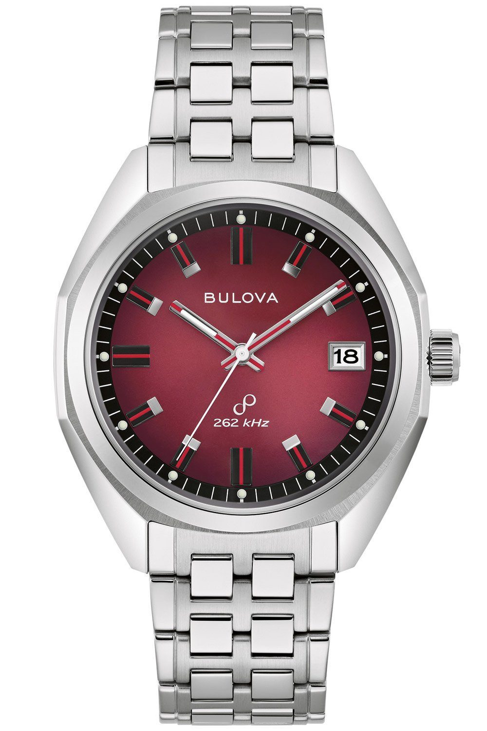 Bulova Quarzuhr 96B401, Uhrglas: mit Saphirglas