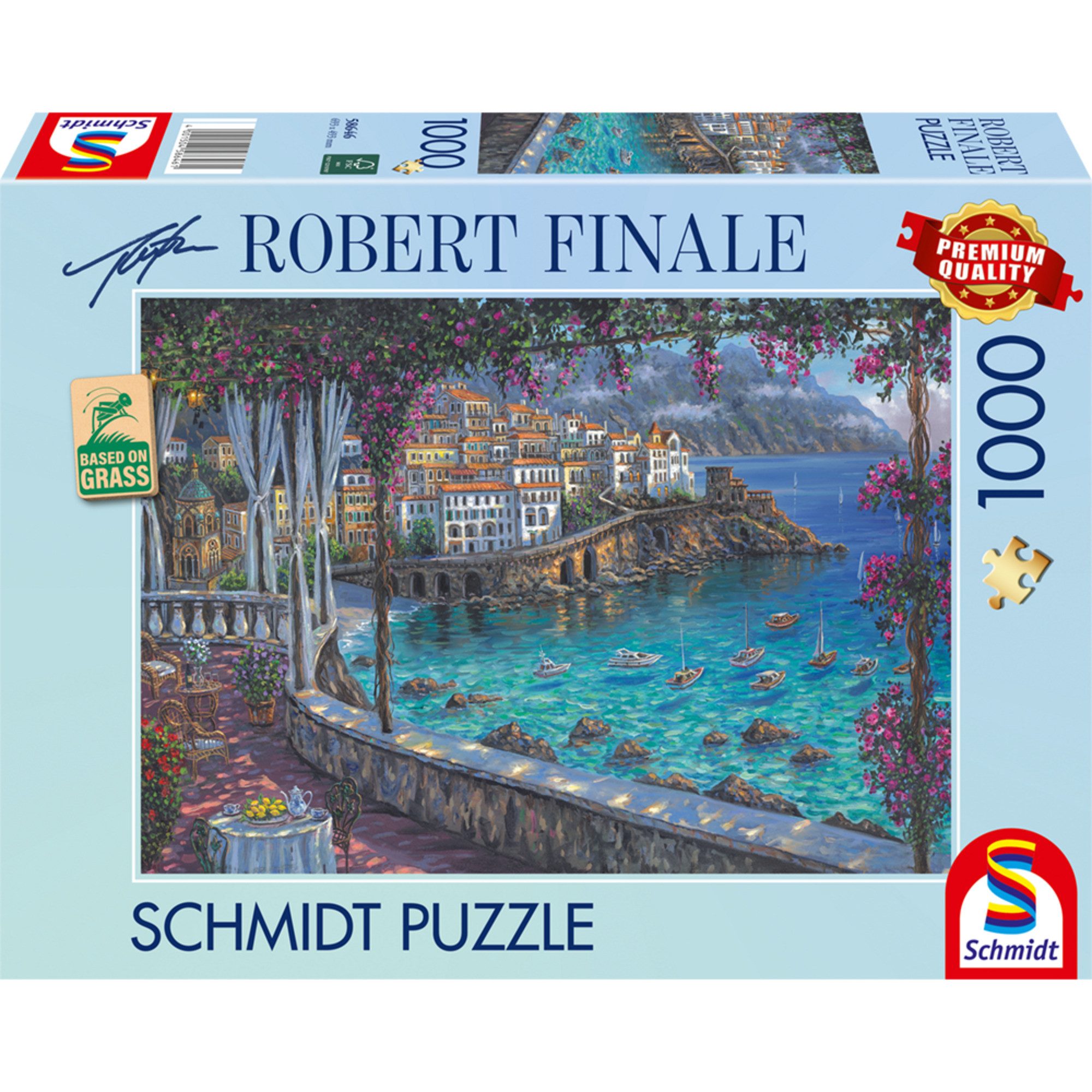 Schmidt Spiele Puzzle Schmidt Spiele Robert Finale: Amalfi Küste, 1000 Puzzleteile