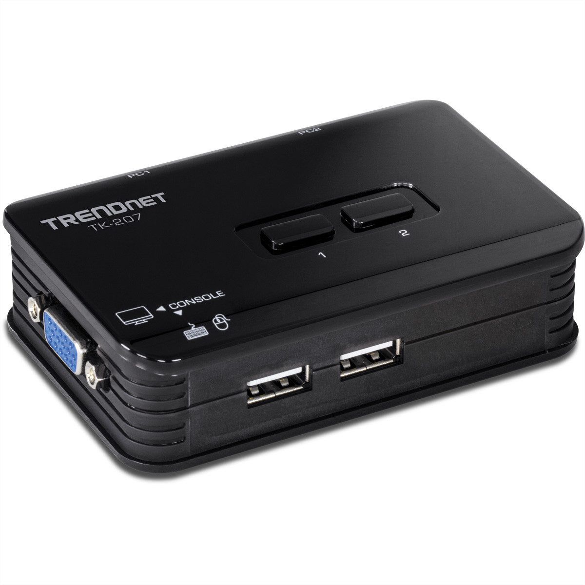 TK-207K 2-Port-USB-KVM-Switch Computer-Adapter
