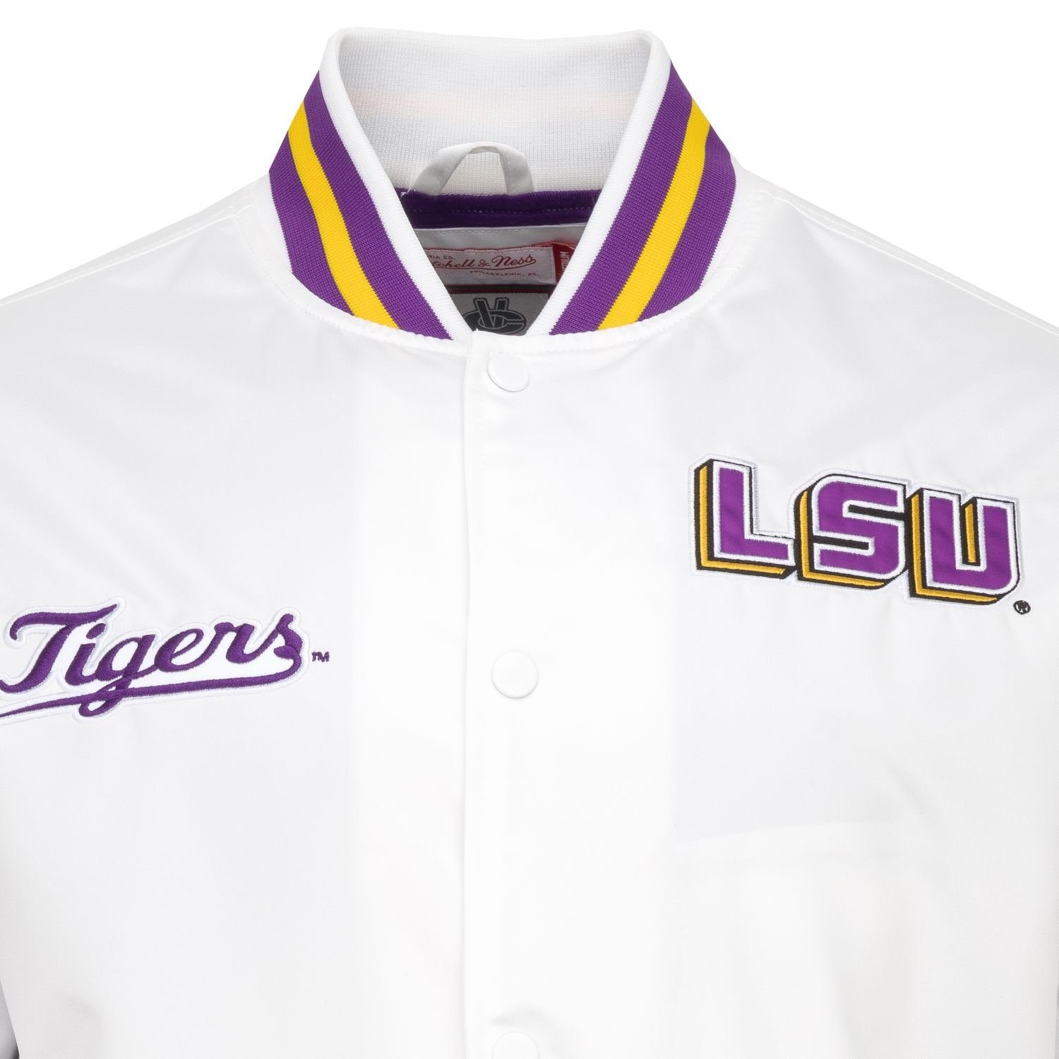 Mitchell Collection LSU & Satin Ness NCAA City Collegejacke