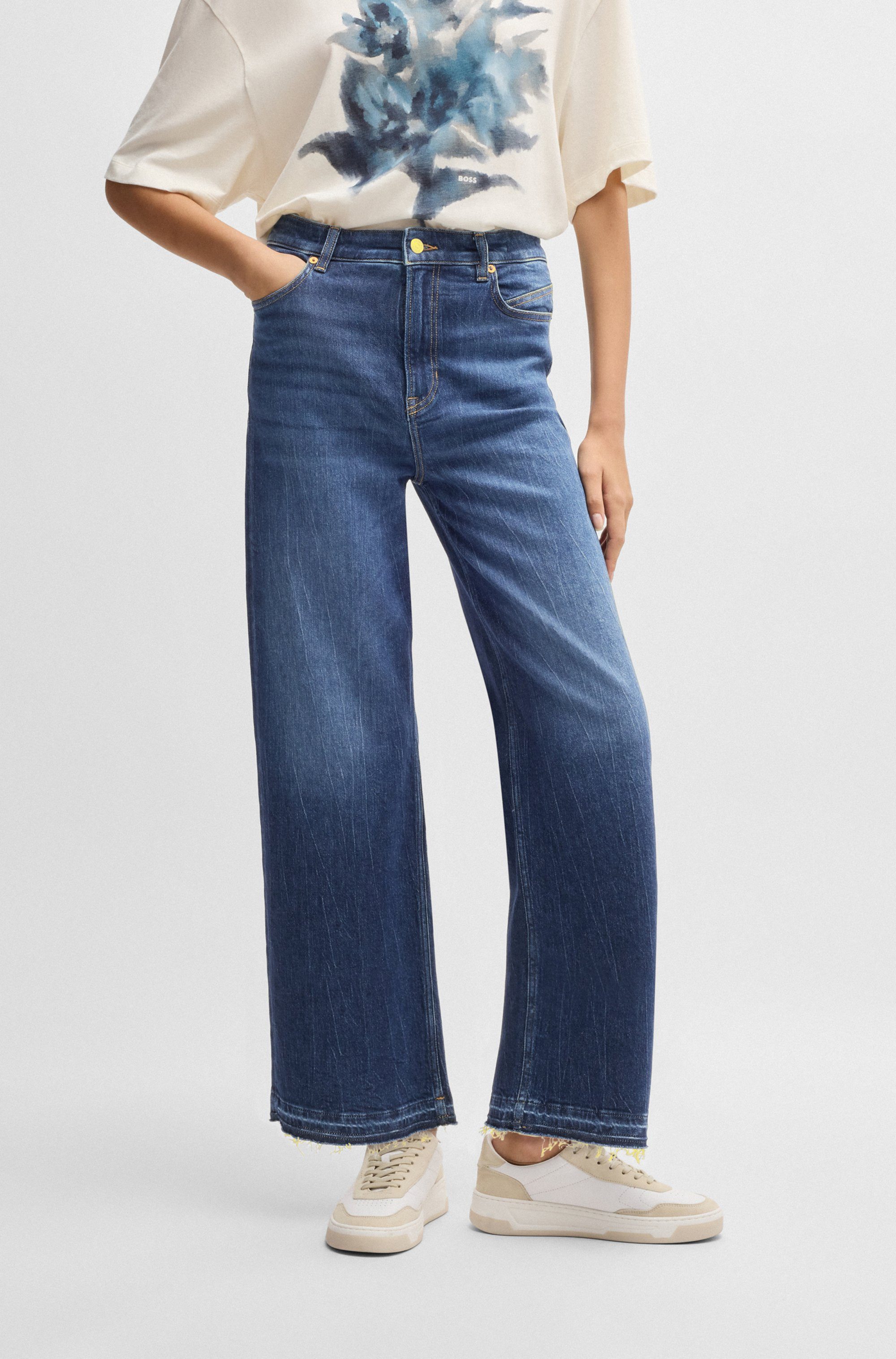 BOSS ORANGE Weite Jeans Marlene High günstig online kaufen