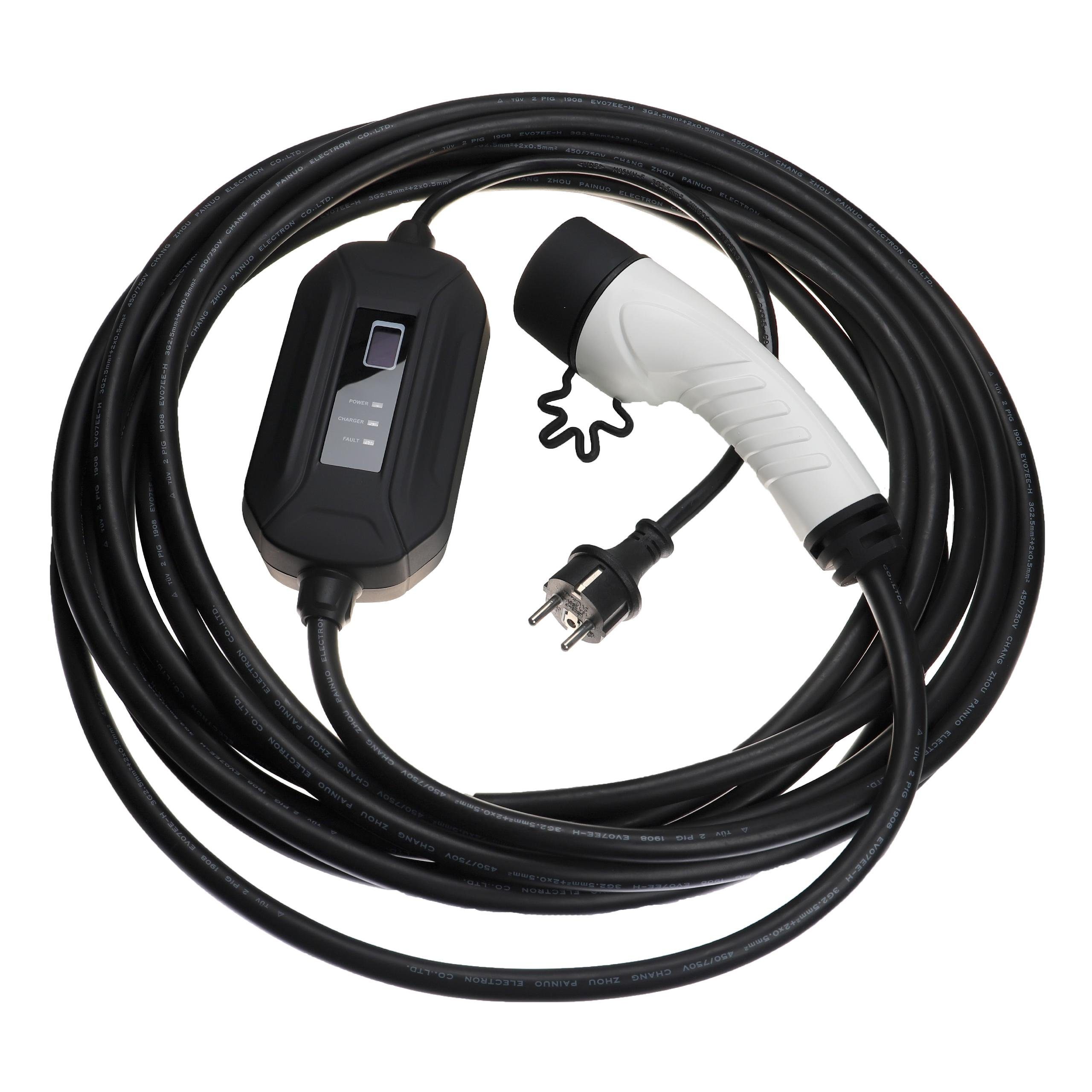 (360 für 250, E-Tense 9 DS Elektro-Kabel passend 4x4 vhbw E-Tense 9 / PS) Elektroauto