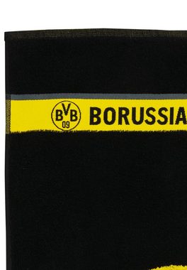 BVB Handtuch BVB-Handtuch Emblem 50x100 cm, Baumwolle (Packung, 1-St)