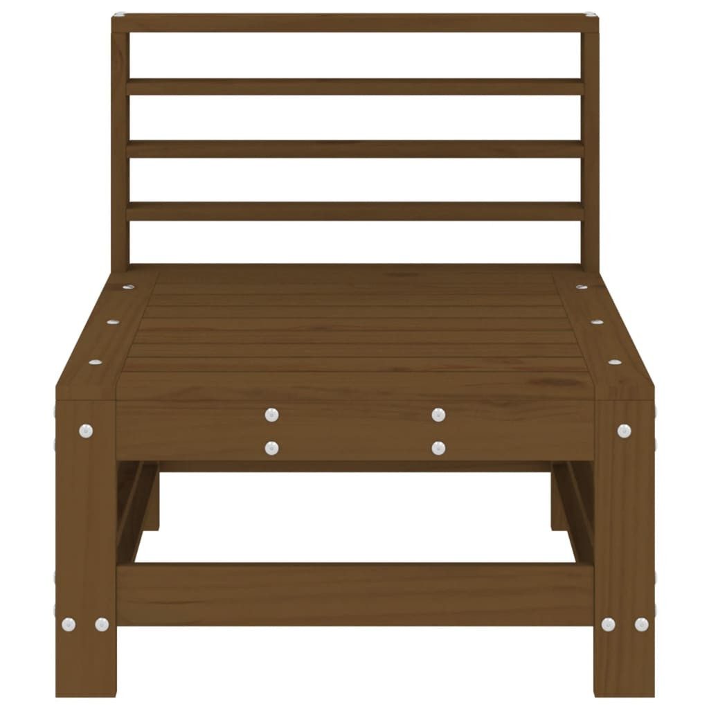 vidaXL Sofaelement Garten-Mittelsofa Honigbraun Massivholz Kiefer günstig online kaufen