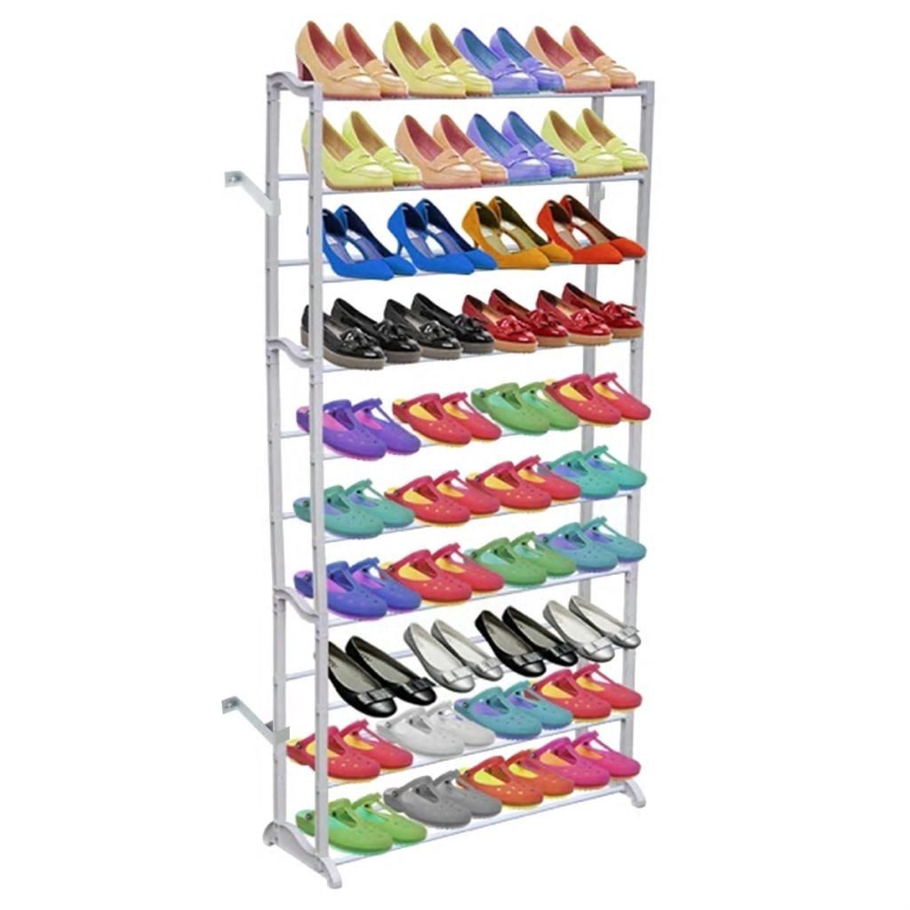 vidaXL Schuhschrank 72 x 20 x 140 cm Schuhregal für 40 Paar Schuhe Schuhschrank 140cm