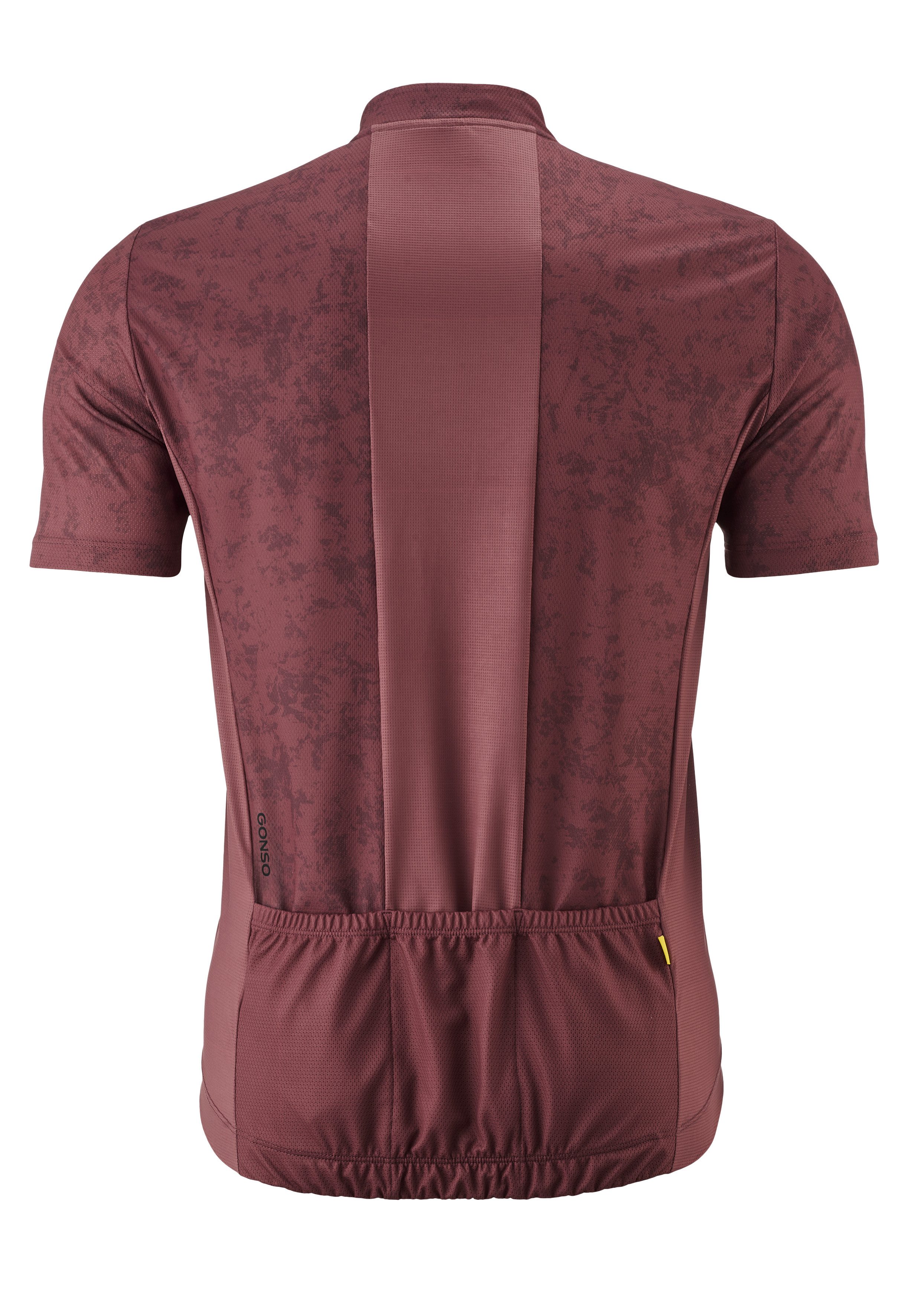 Gonso Radtrikot PRESEGNO Herren Radshirt kurzarm, atmungsaktives Fahrradtrikot mit Rückentasche