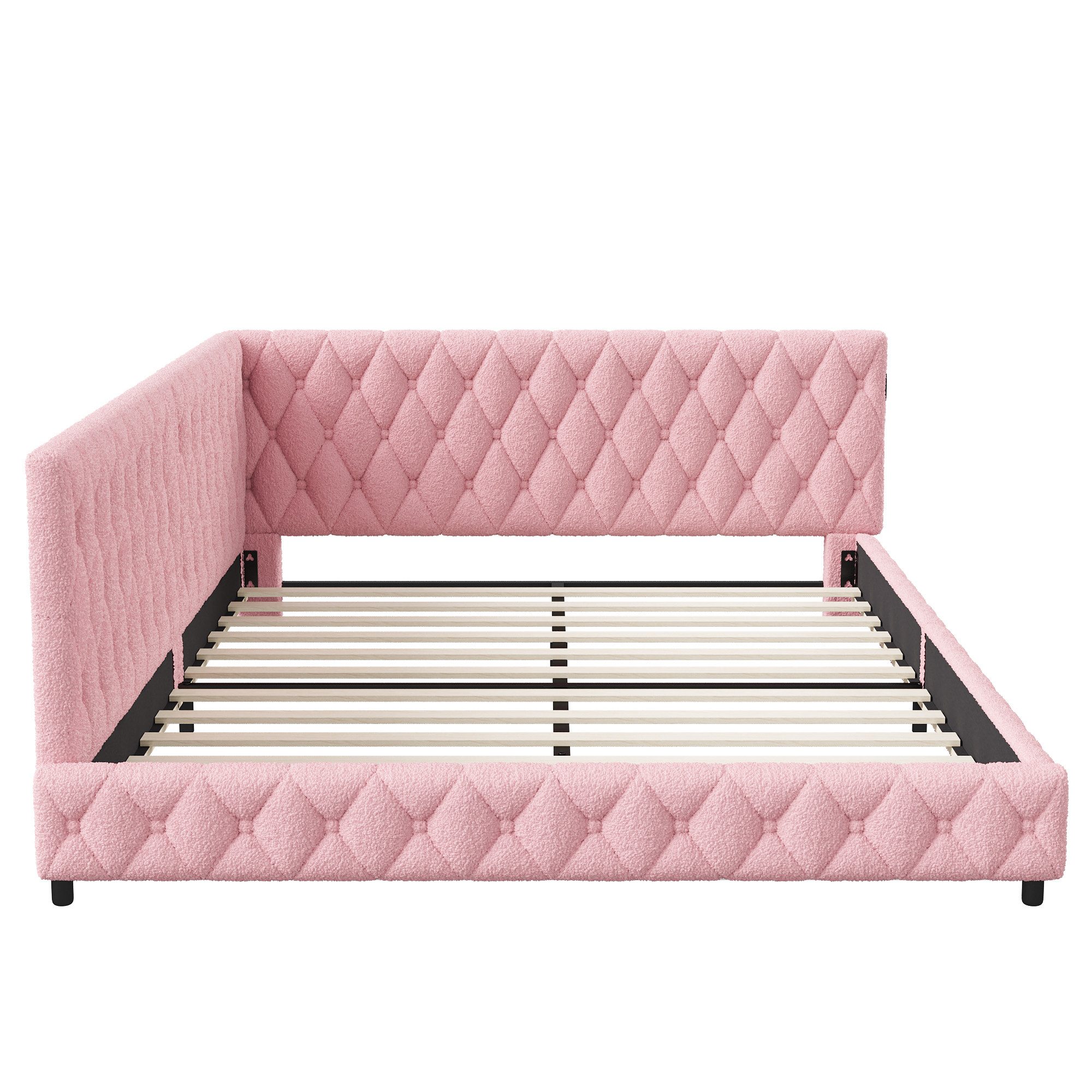 Gdood Polsterbett Doppelbett Daybett Tagesbett (1 tlg. Mit USB & TYPE-C, Hy günstig online kaufen