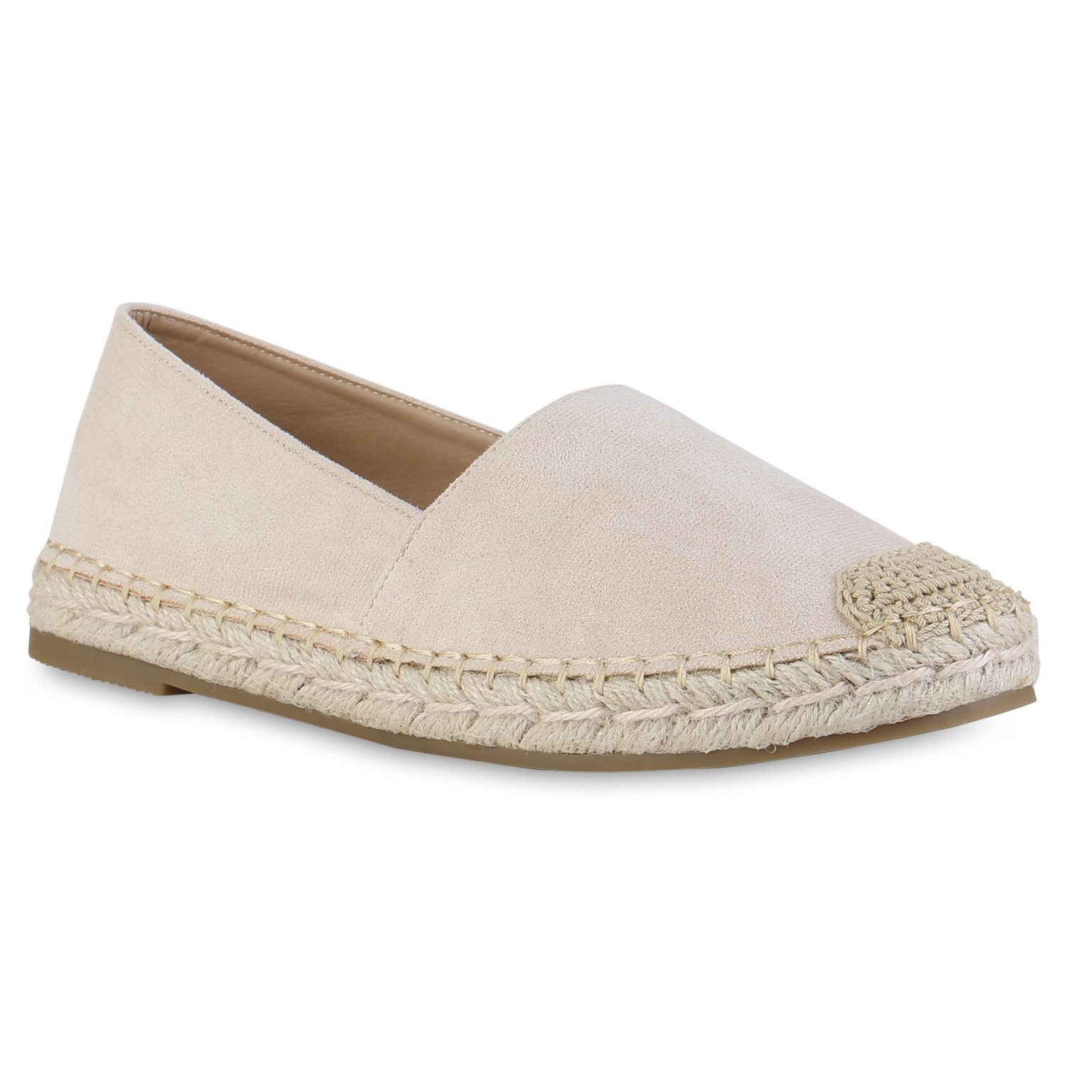 VAN HILL 841122 Espadrille Damen Espadrilles Slippers Bequeme Bast Sommer S günstig online kaufen