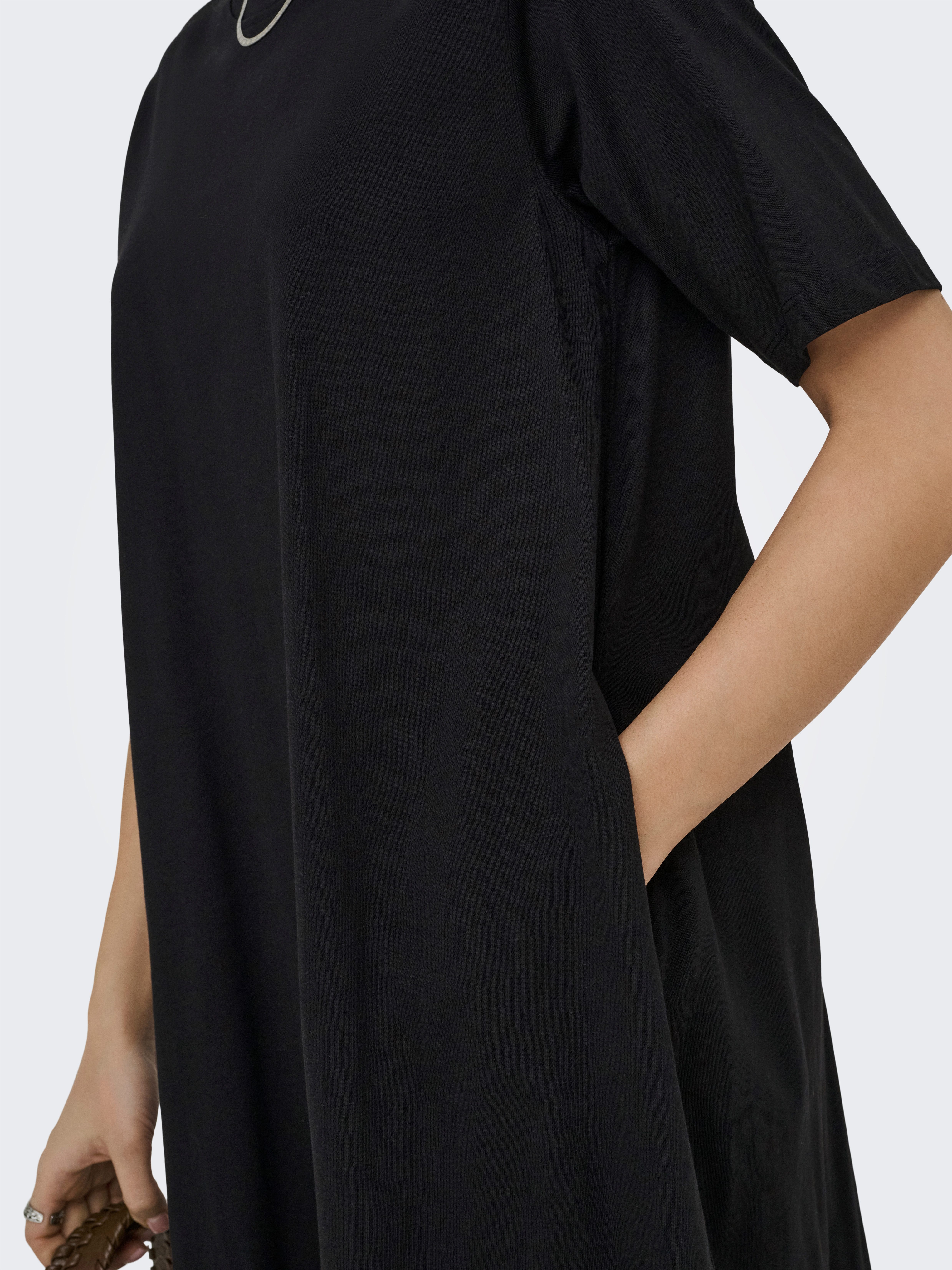 ONLY Minikleid ONLMARA S/S POCKET DRESS JRS NOOS Baumwolle, oversize, Rundh günstig online kaufen