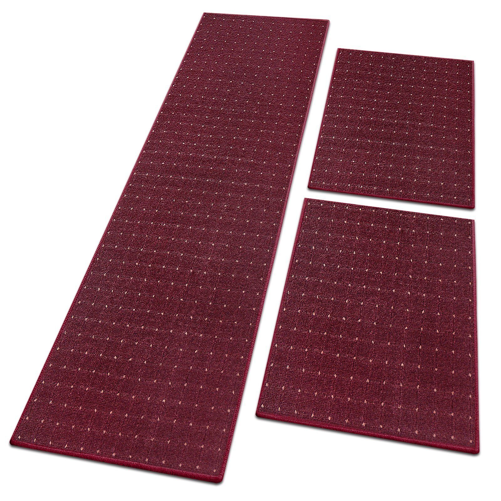Bettumrandung Rapido, 4 Farben & 3 Größen, Bettvorleger Floordirekt, Höhe 5 mm, (3-tlg)