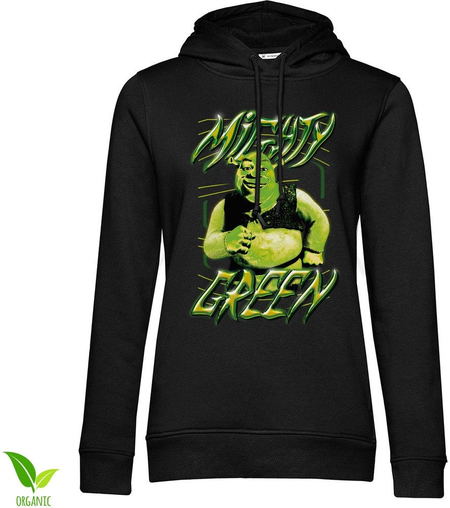 Shrek Hoodie Mighty Green Graffiti Girly Hoodie