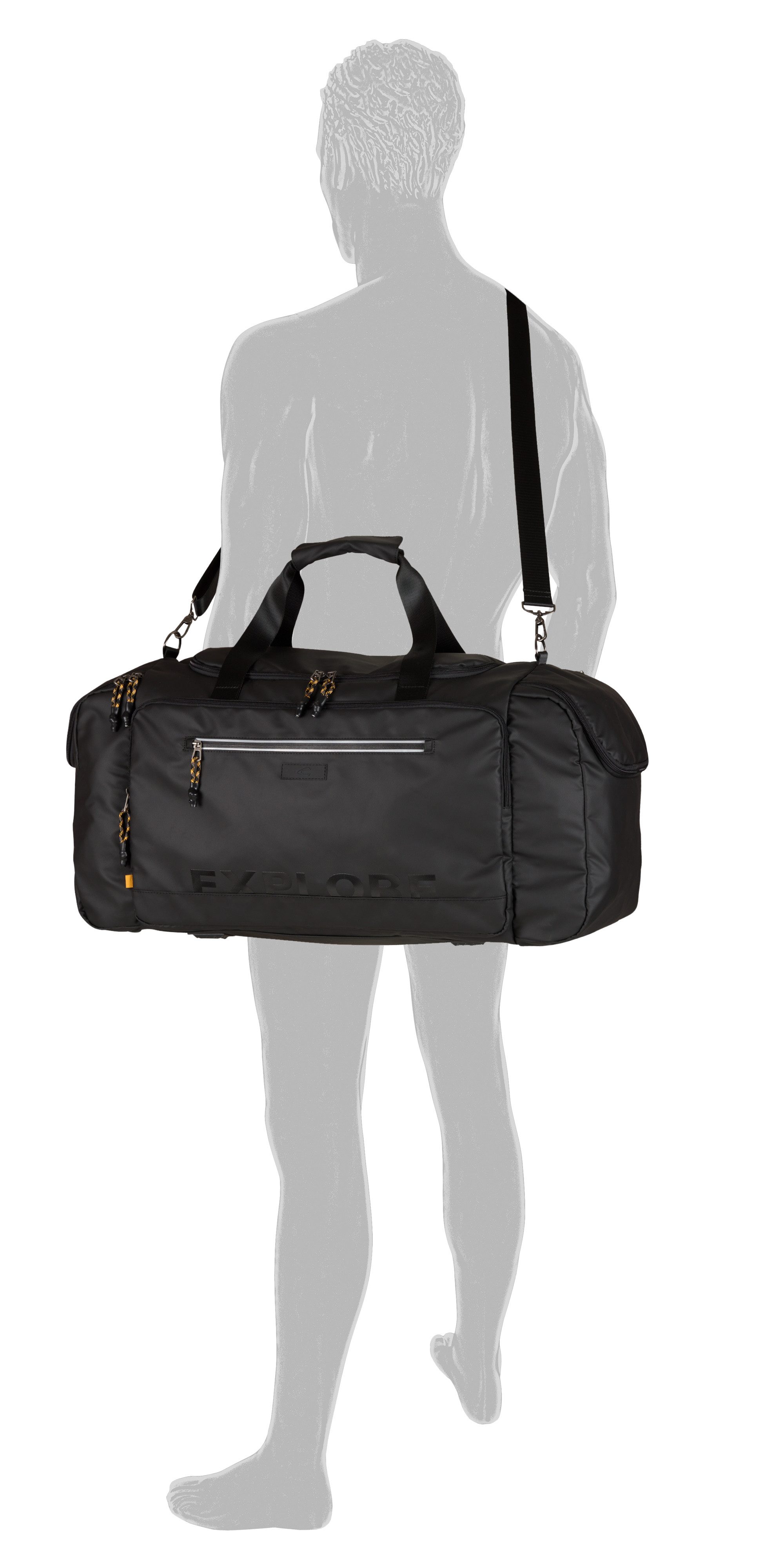 camel active Reisetasche Explore, wasserabweisendes recyceltes Nylon und re günstig online kaufen