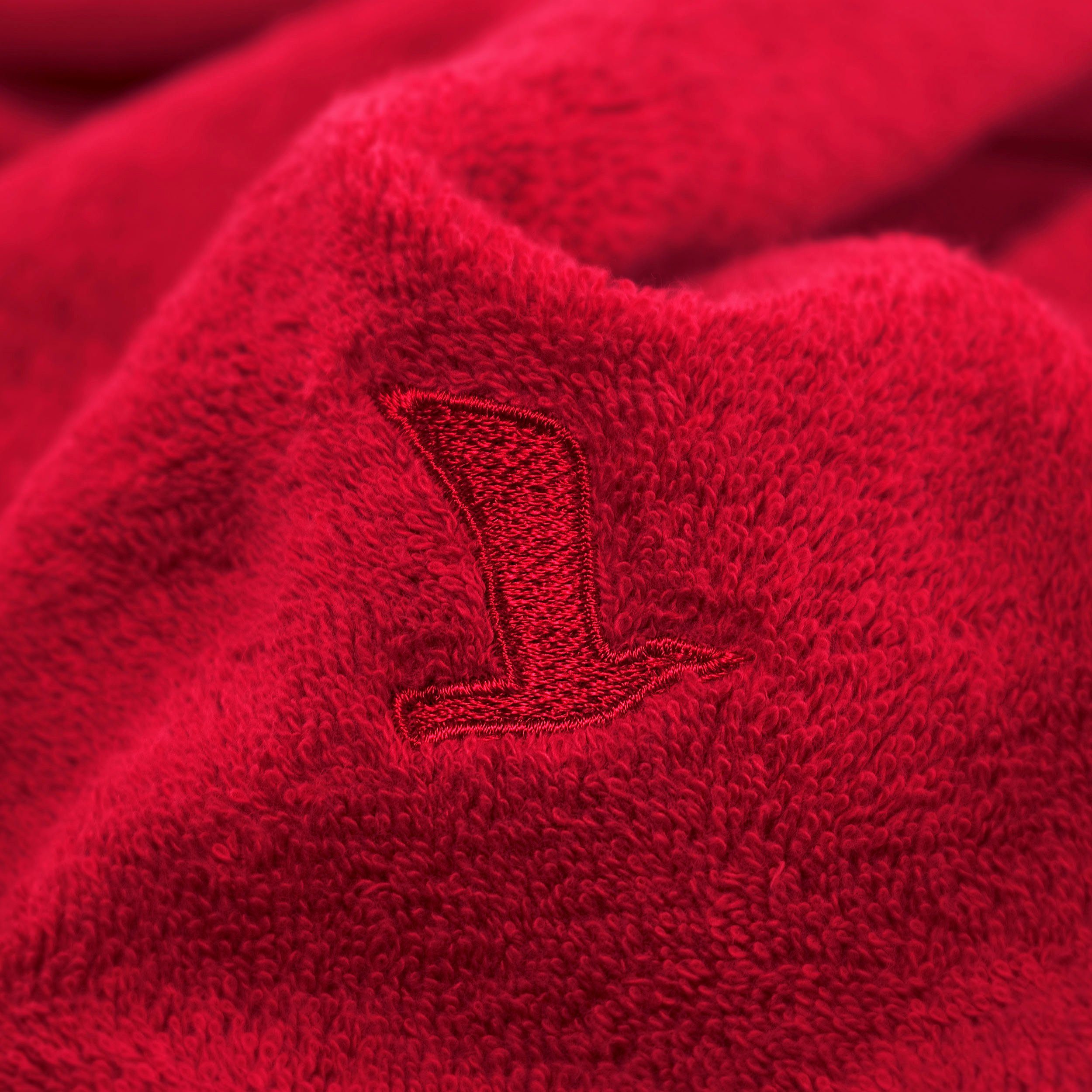 Möve Saunatuch Superwuschel, Walkfrottee (1-St), mit Stick Möve