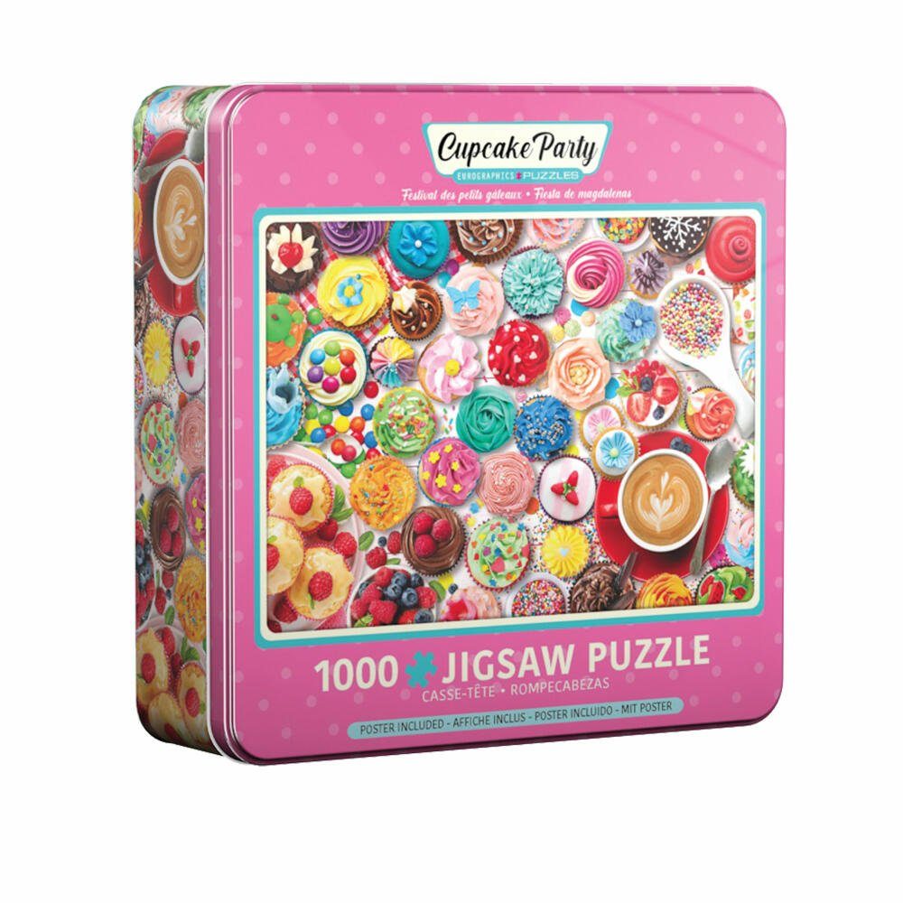 EUROGRAPHICS Puzzle Cupcake Party in Puzzledose, 1000 Puzzleteile