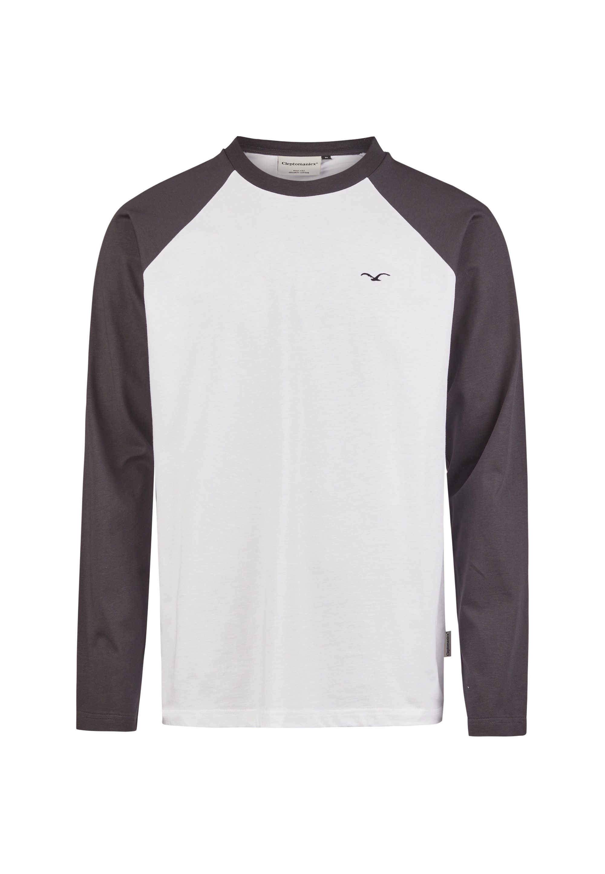 Cleptomanicx Langarmshirt Longsleeve Ligull College mit lockerem Schnitt – Bild 2 von 5
