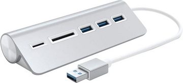 Satechi Aluminum USB 3.0 Hub & Card Reader Smartphone-Adapter