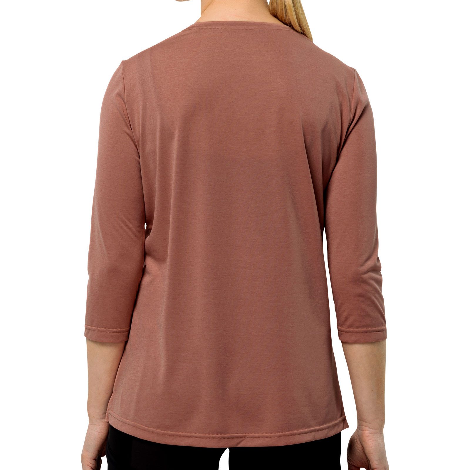 Jack Wolfskin 3/4-Arm-Shirt Crosstrail 3/4 T W mit Markenlogo auf linker Brust