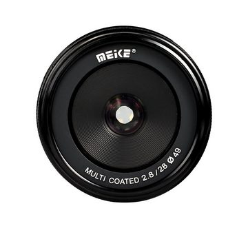 Meike Meike 28mm F2.8 Objektiv multicoated für Sony E-Mount Objektiv