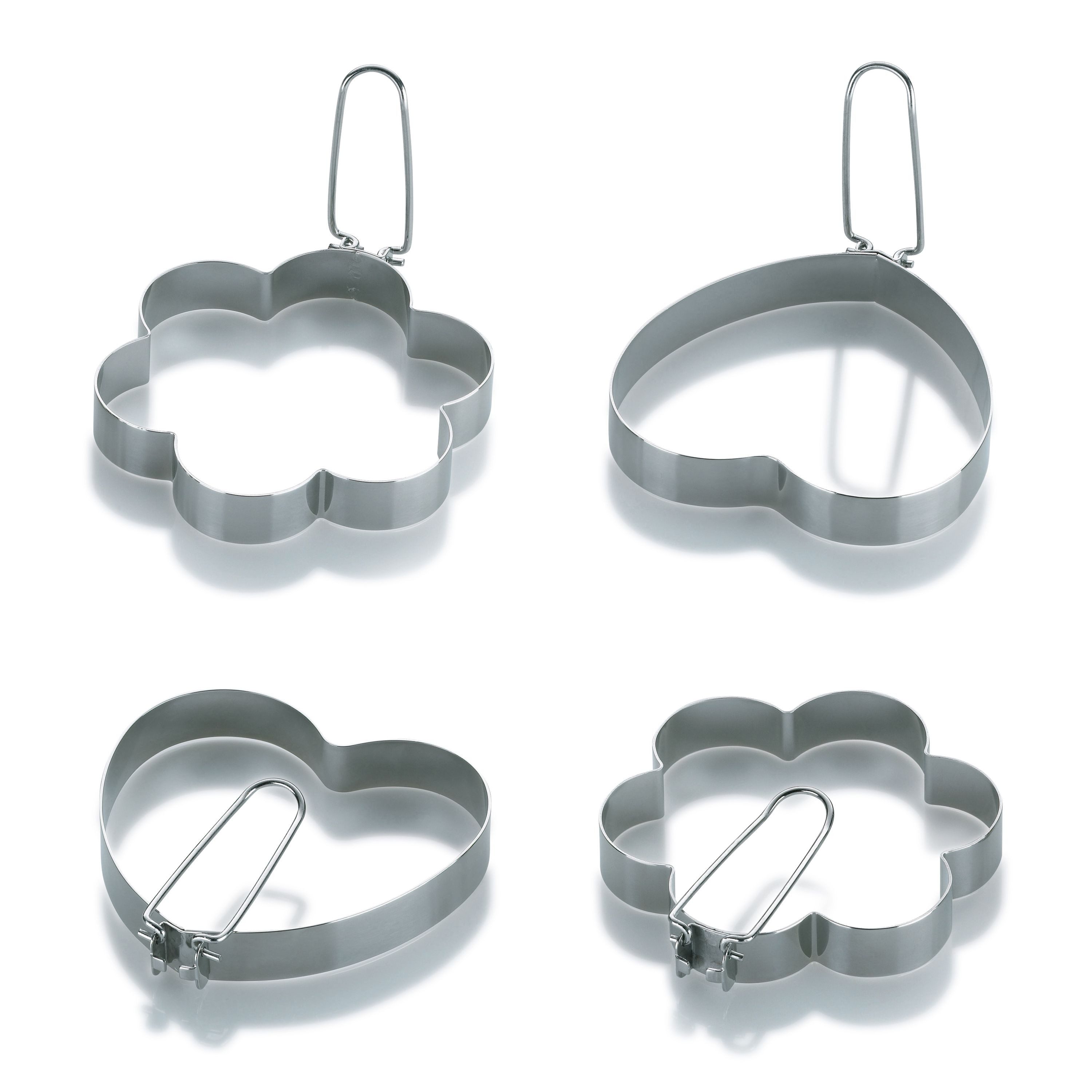 MamboCat Ausstechform 4tlg Eierformerset 2x Herz und 2x Blume Clara - 11210 + 11 im Vergleich