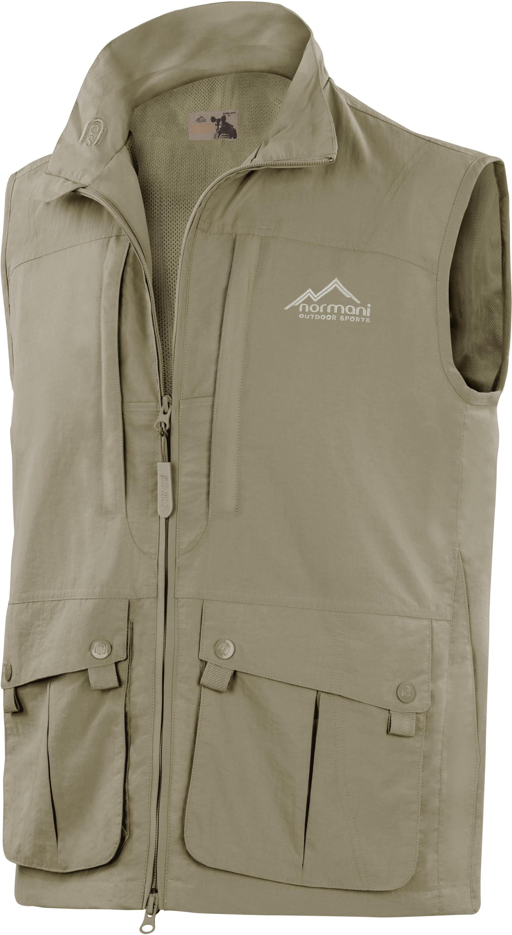 normani Funktionsweste Outdoor Weste Okapi Outdoorweste Sommerweste Angelwe günstig online kaufen